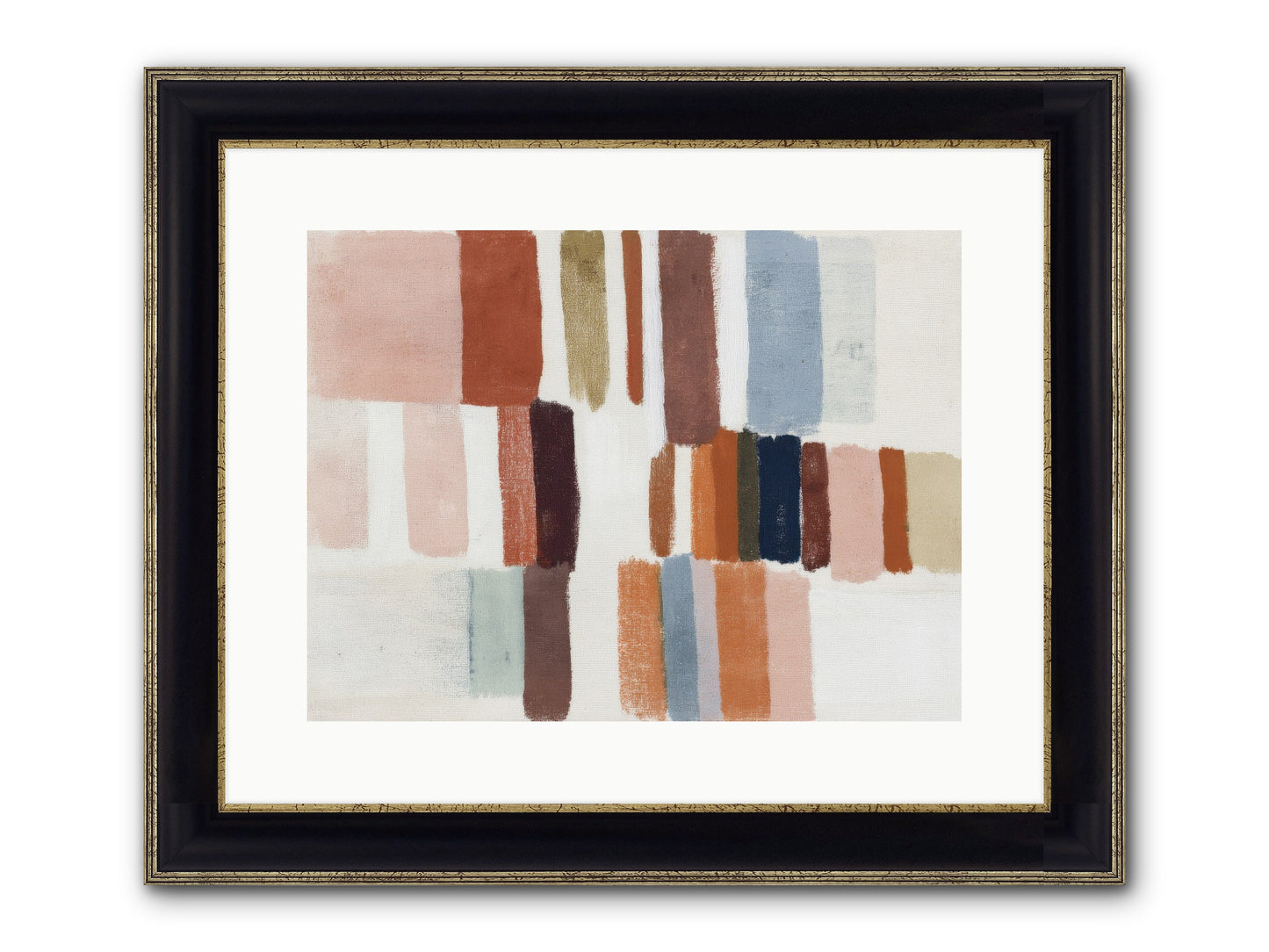 Tether No.2 Framed Print - Black & Gold 16x12