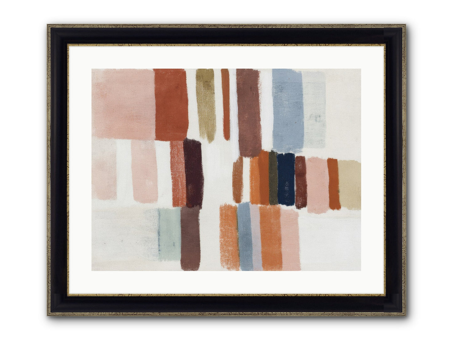 Tether No.2 Framed Print - Black & Gold 24x18