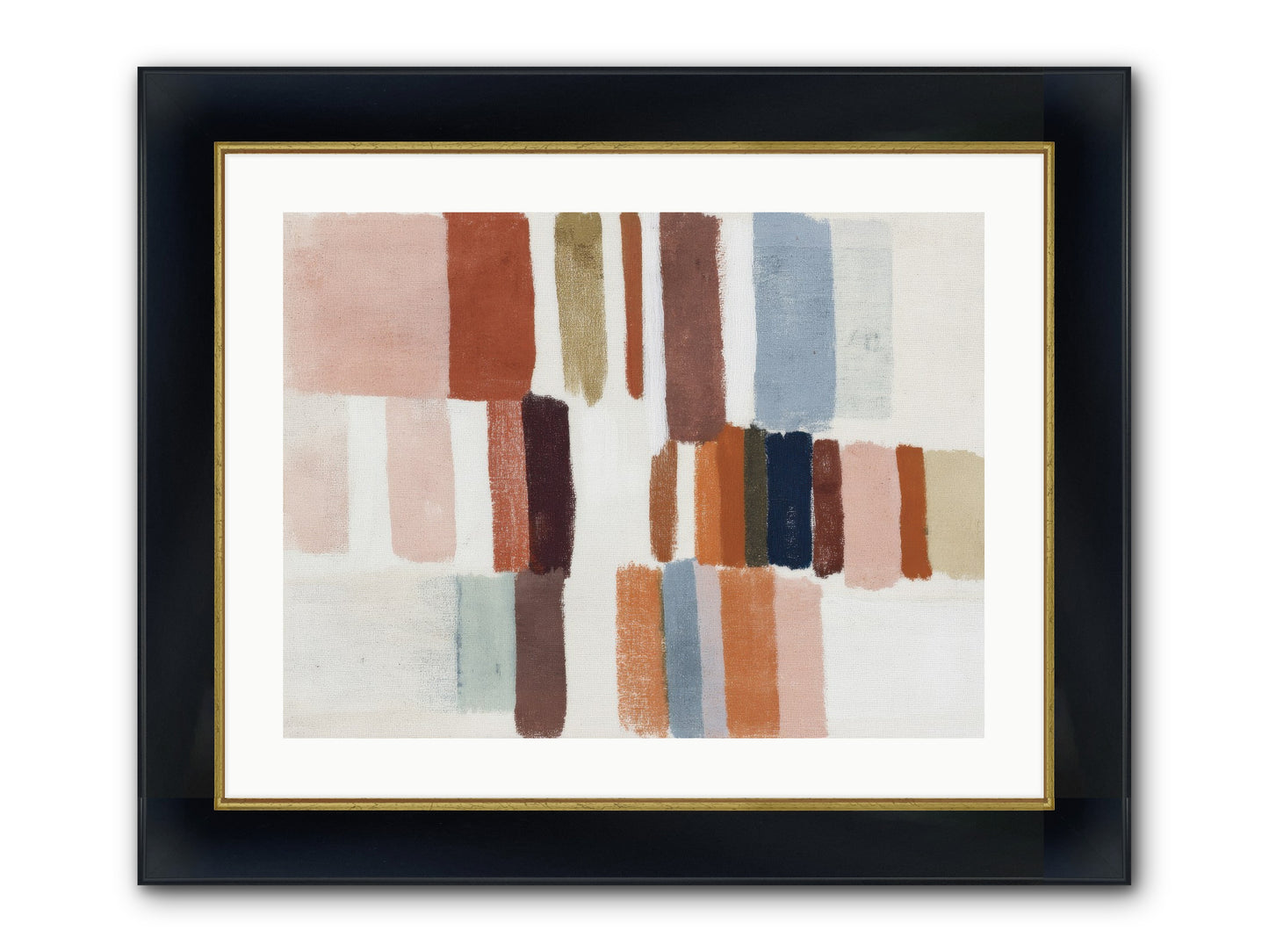 Tether No.2 Framed Print - Wide Black w/Gold 24x18