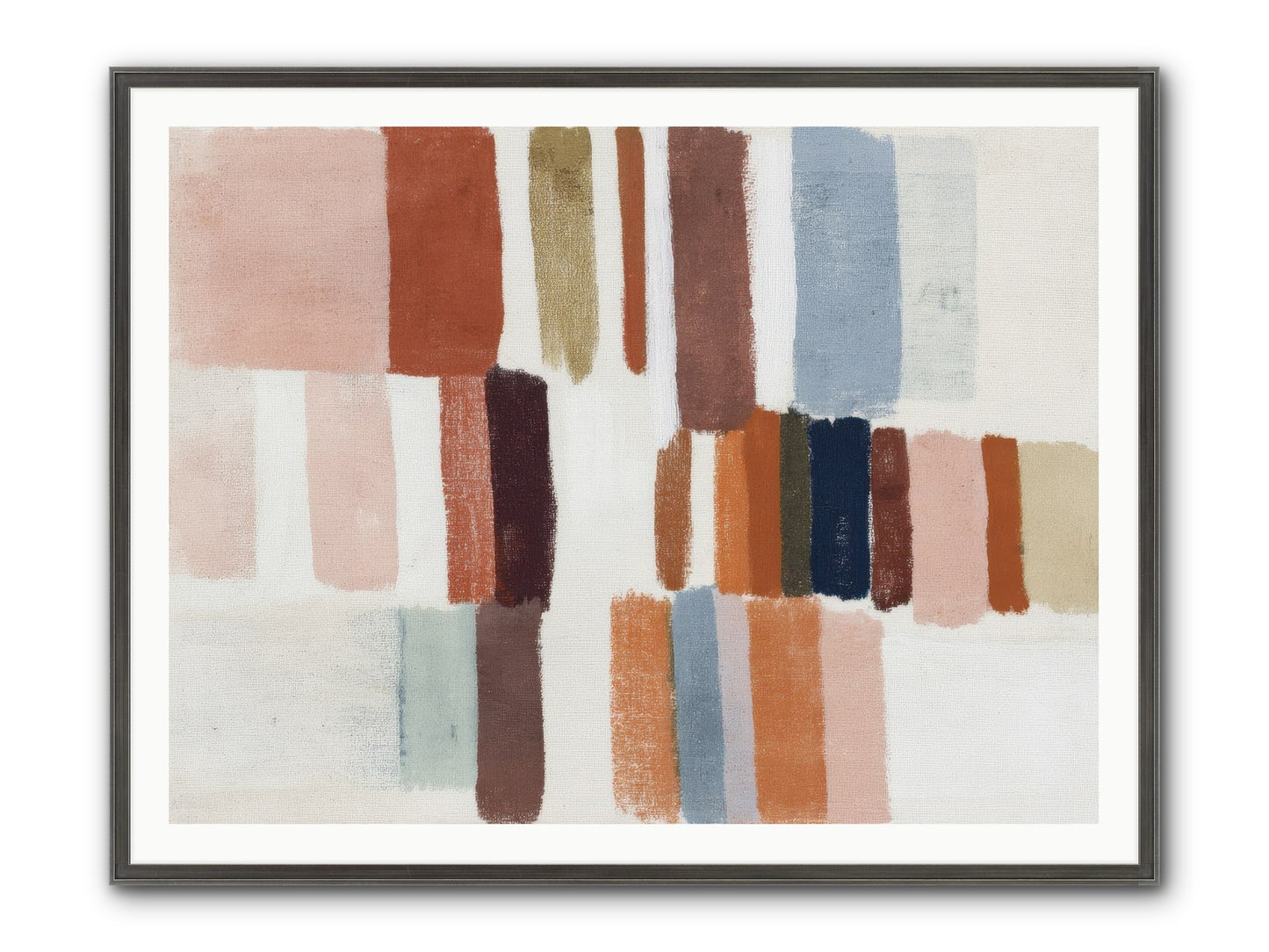 Tether No.2 Framed Print - Slimwoods Black/Silver 48x36