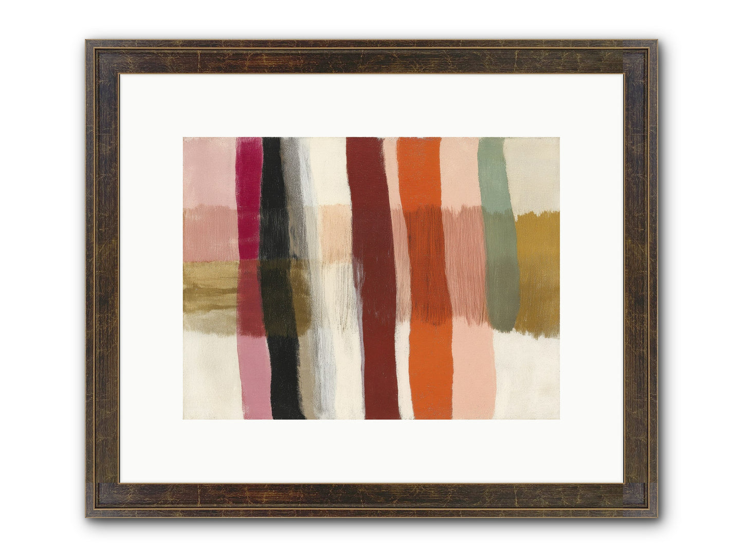 Tether No.3 Framed Print - Slimwoods Black/Gold 12x9