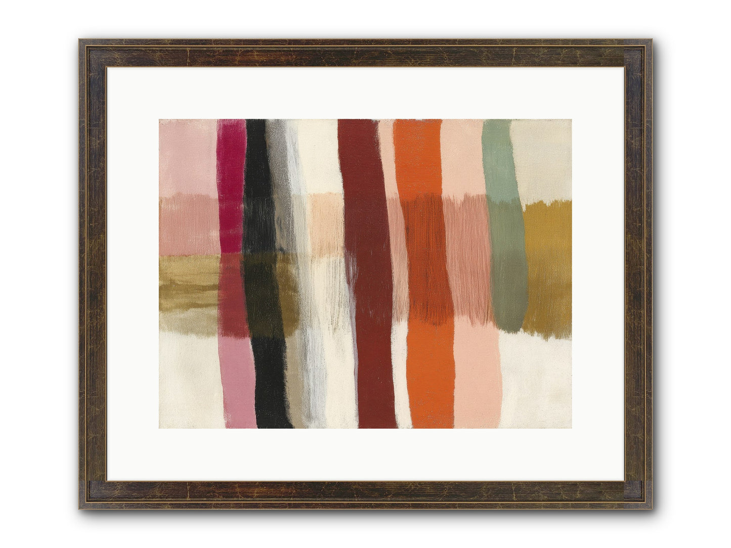 Tether No.3 Framed Print - Slimwoods Black/Gold 16x12