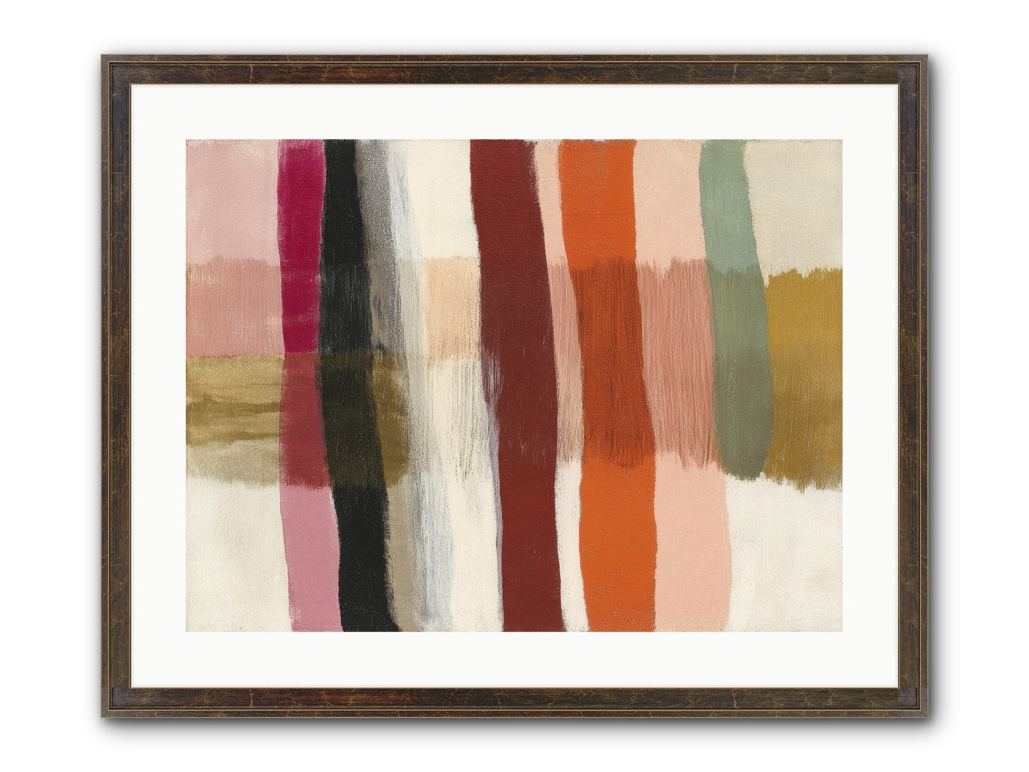 Tether No.3 Framed Print - Slimwoods Black/Gold 24x18