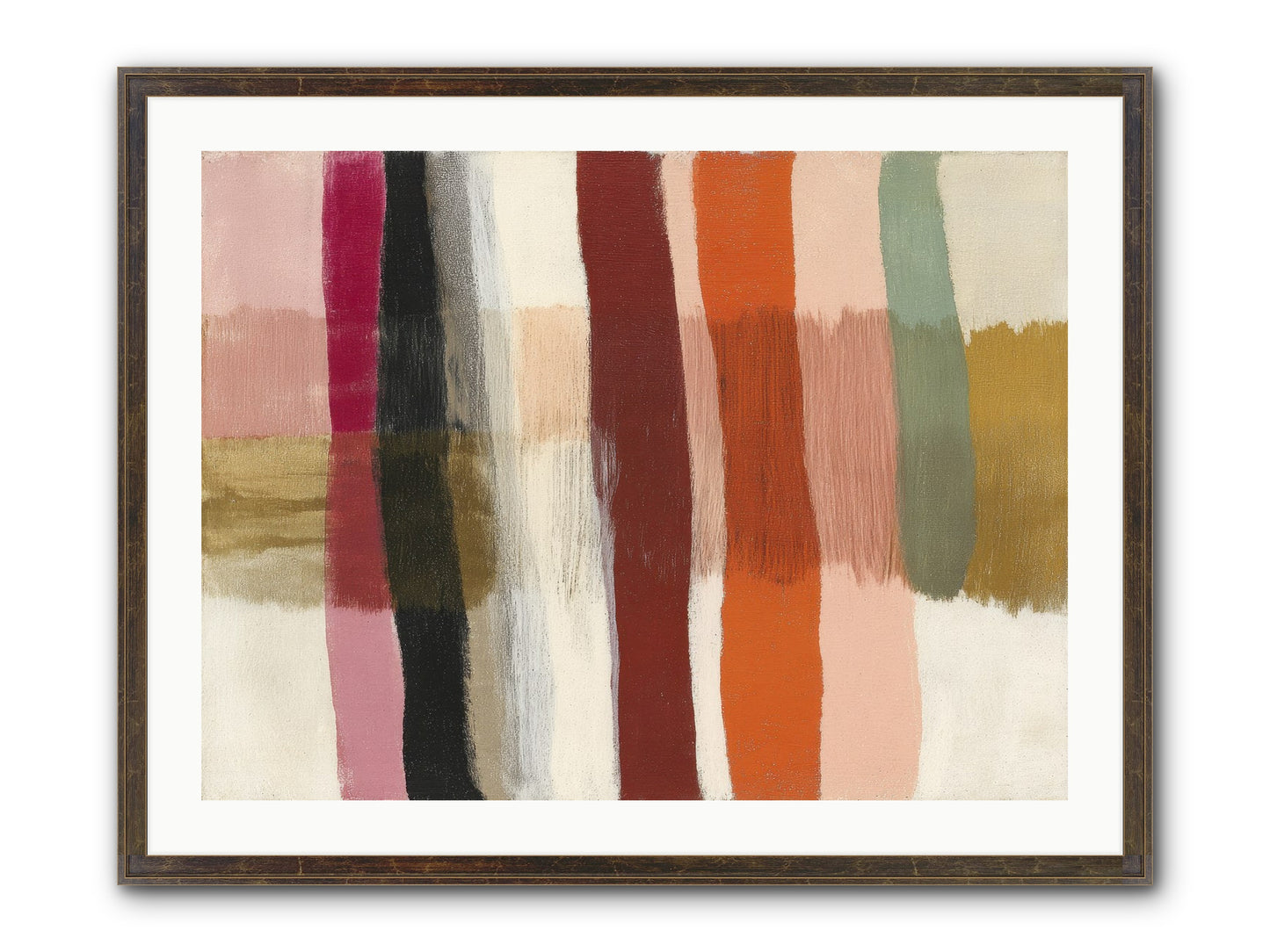 Tether No.3 Framed Print - Slimwoods Black/Gold 32x24