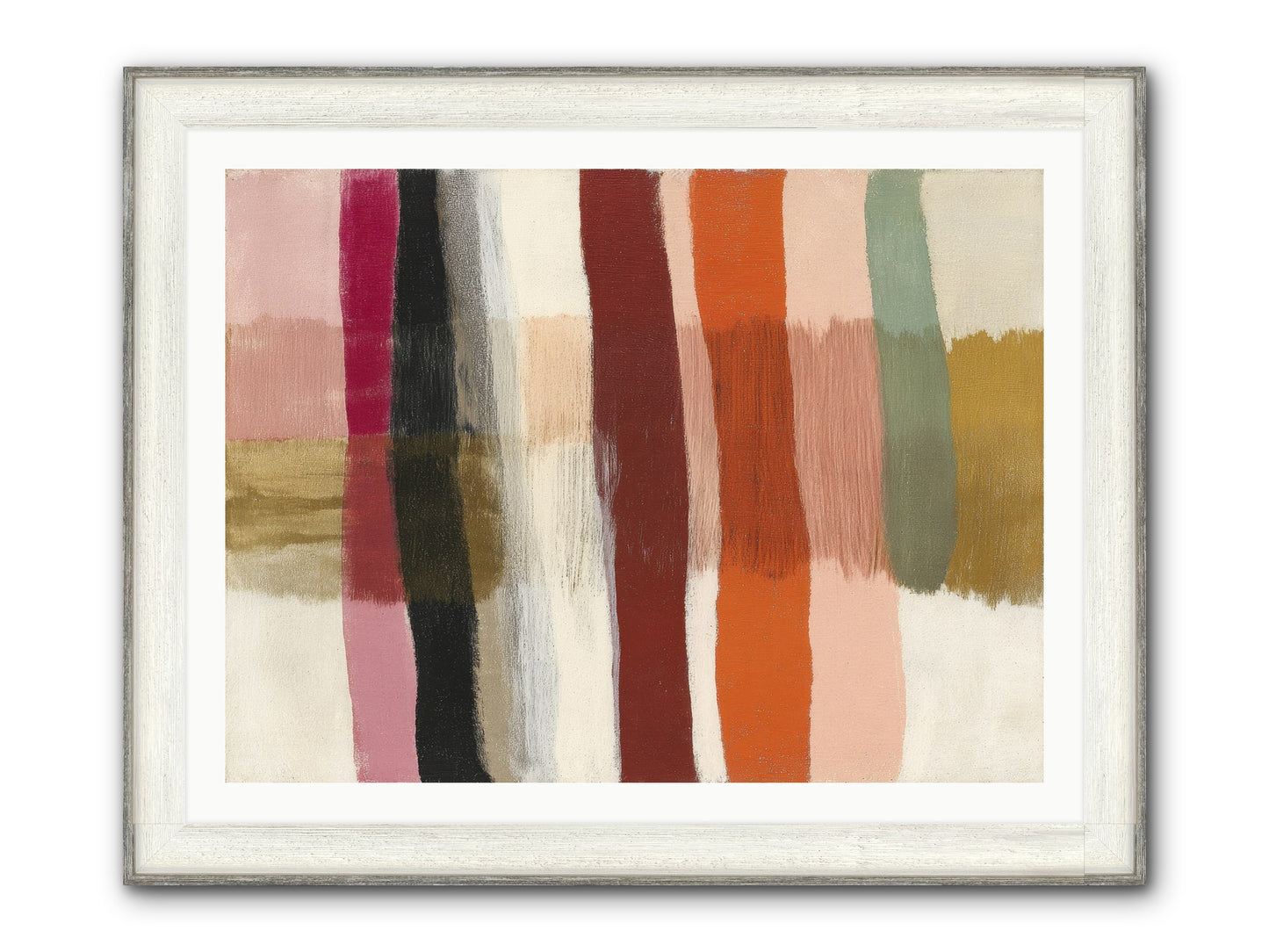Tether No.3 Framed Print - Driftwood White 40x30