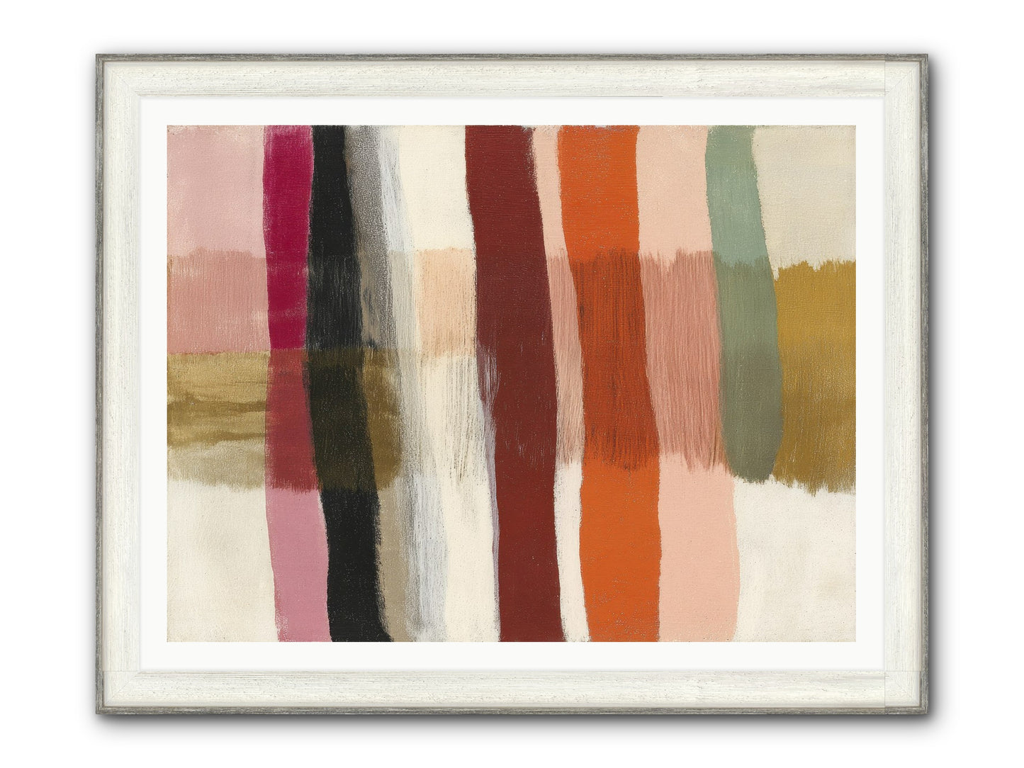 Tether No.3 Framed Print - Driftwood White 48x36