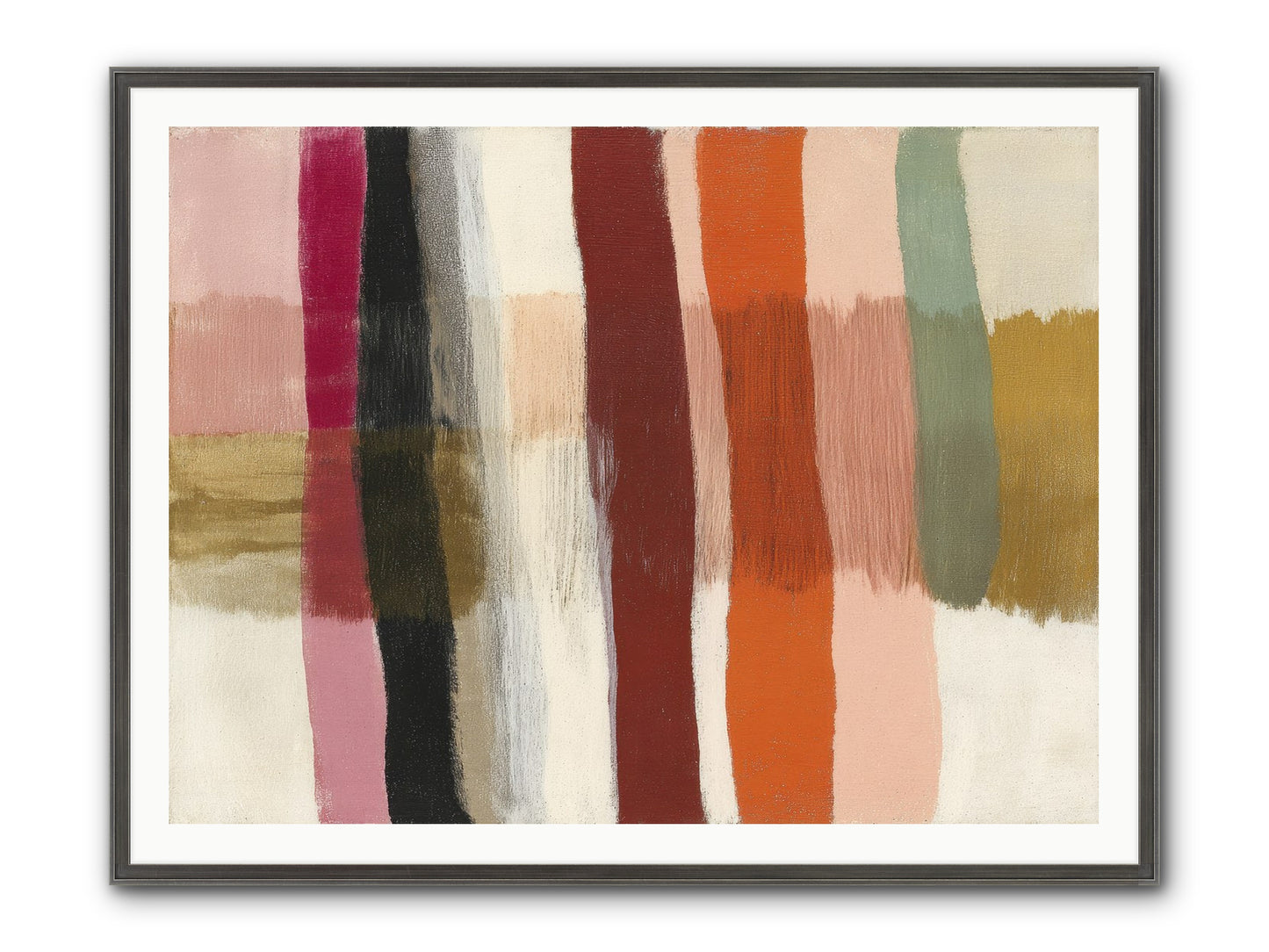 Tether No.3 Framed Print - Slimwoods Black/Silver 48x36