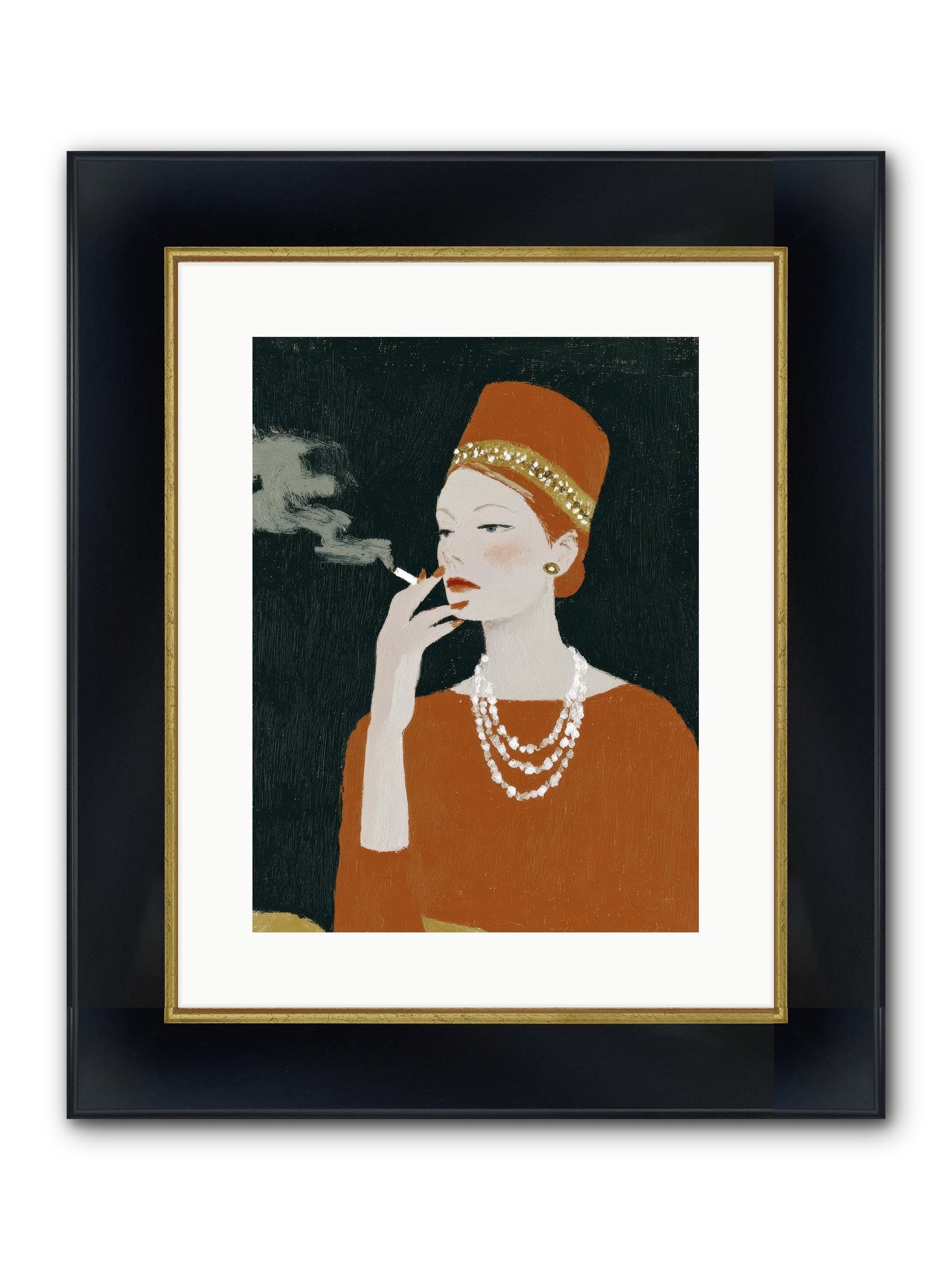 The Abundance She Commanded Framed Print - Wide Black w/Gold 12x16