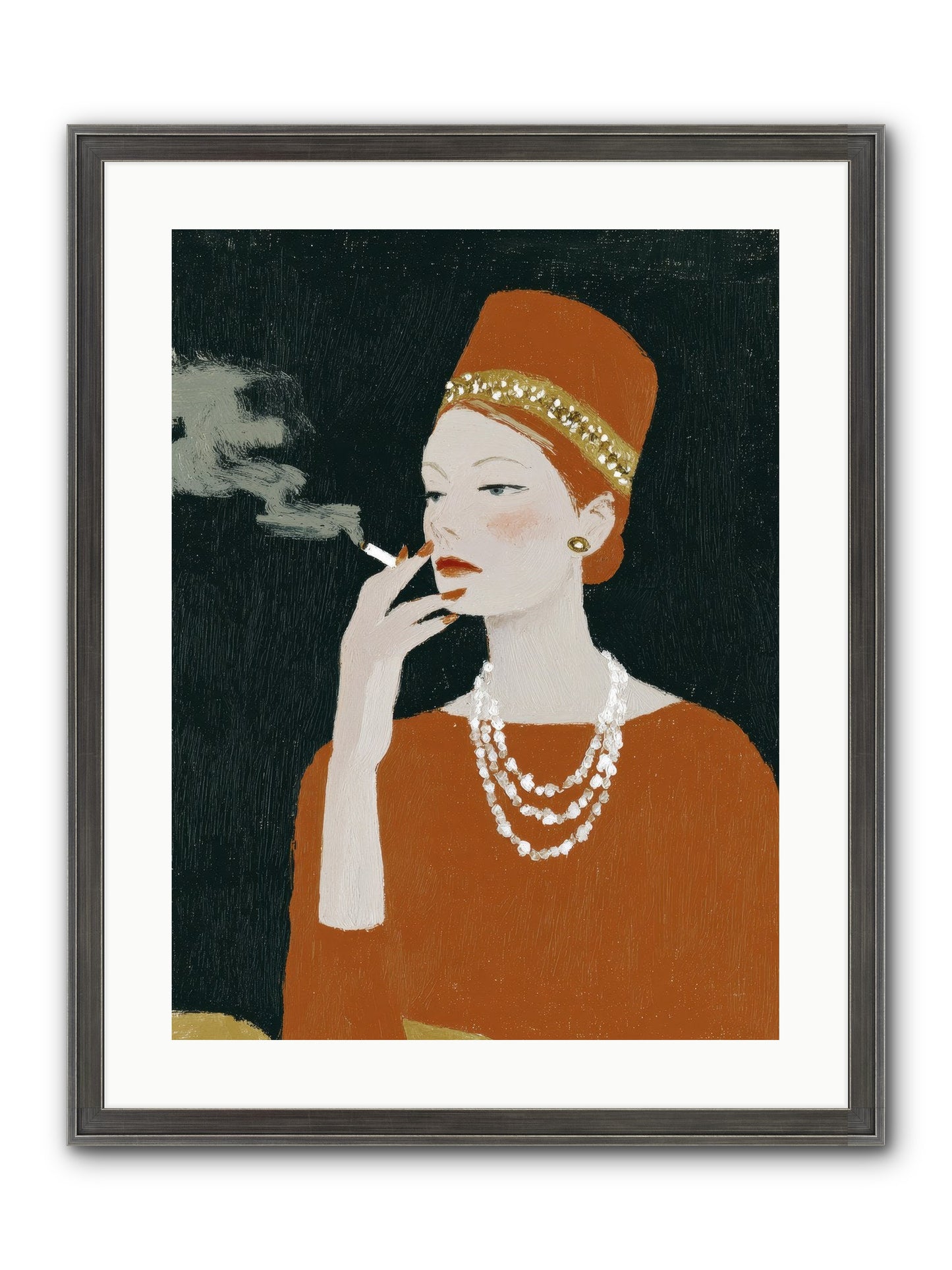 The Abundance She Commanded Framed Print - Slimwoods Black/Silver 18x24