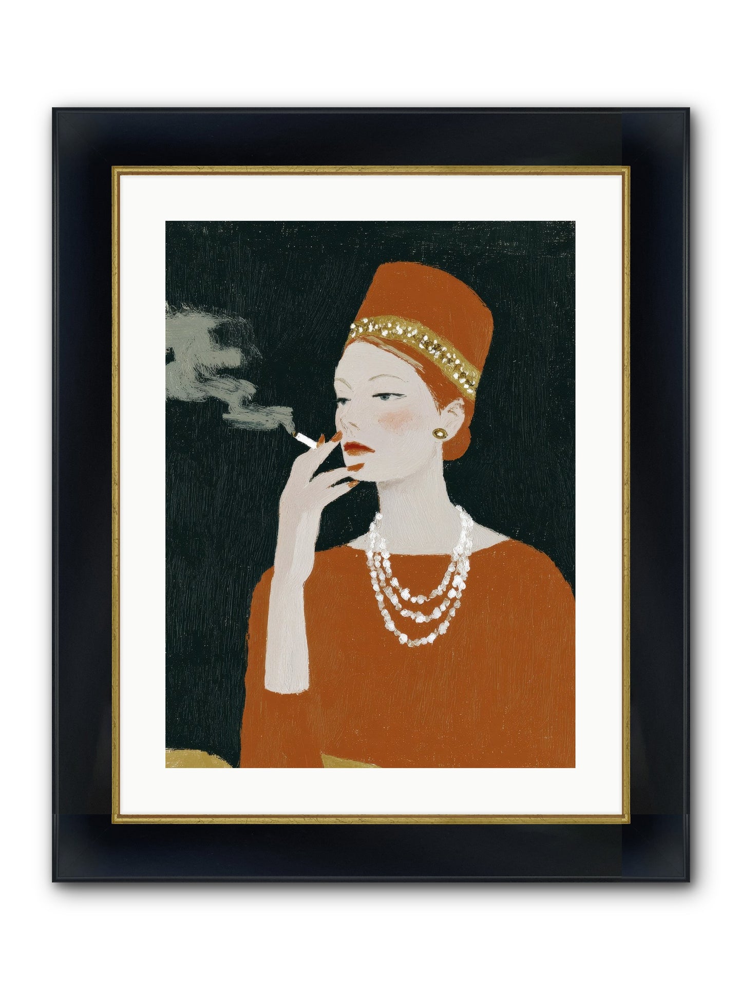 The Abundance She Commanded Framed Print - Wide Black w/Gold 18x24
