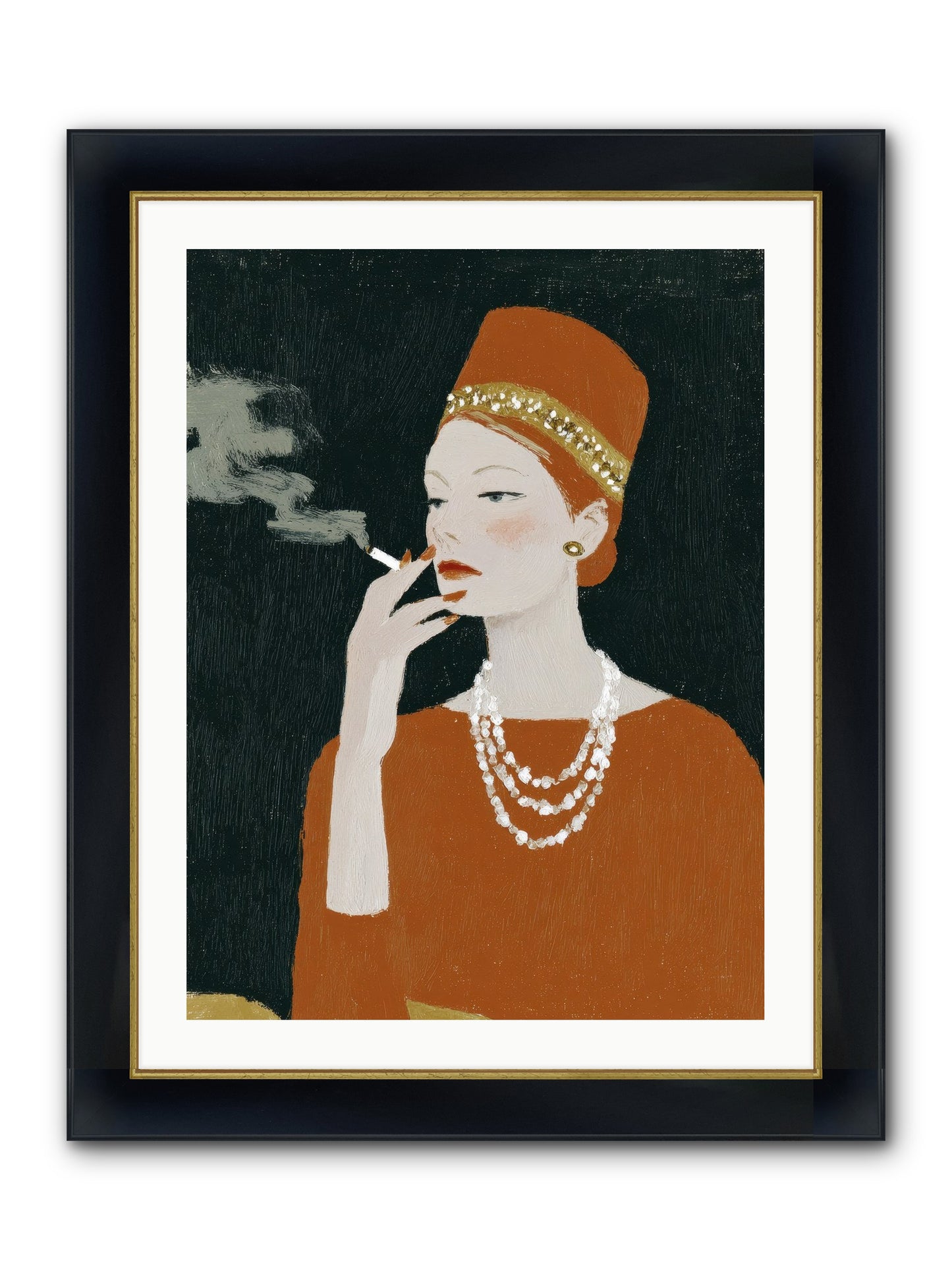 The Abundance She Commanded Framed Print - Wide Black w/Gold 24x32
