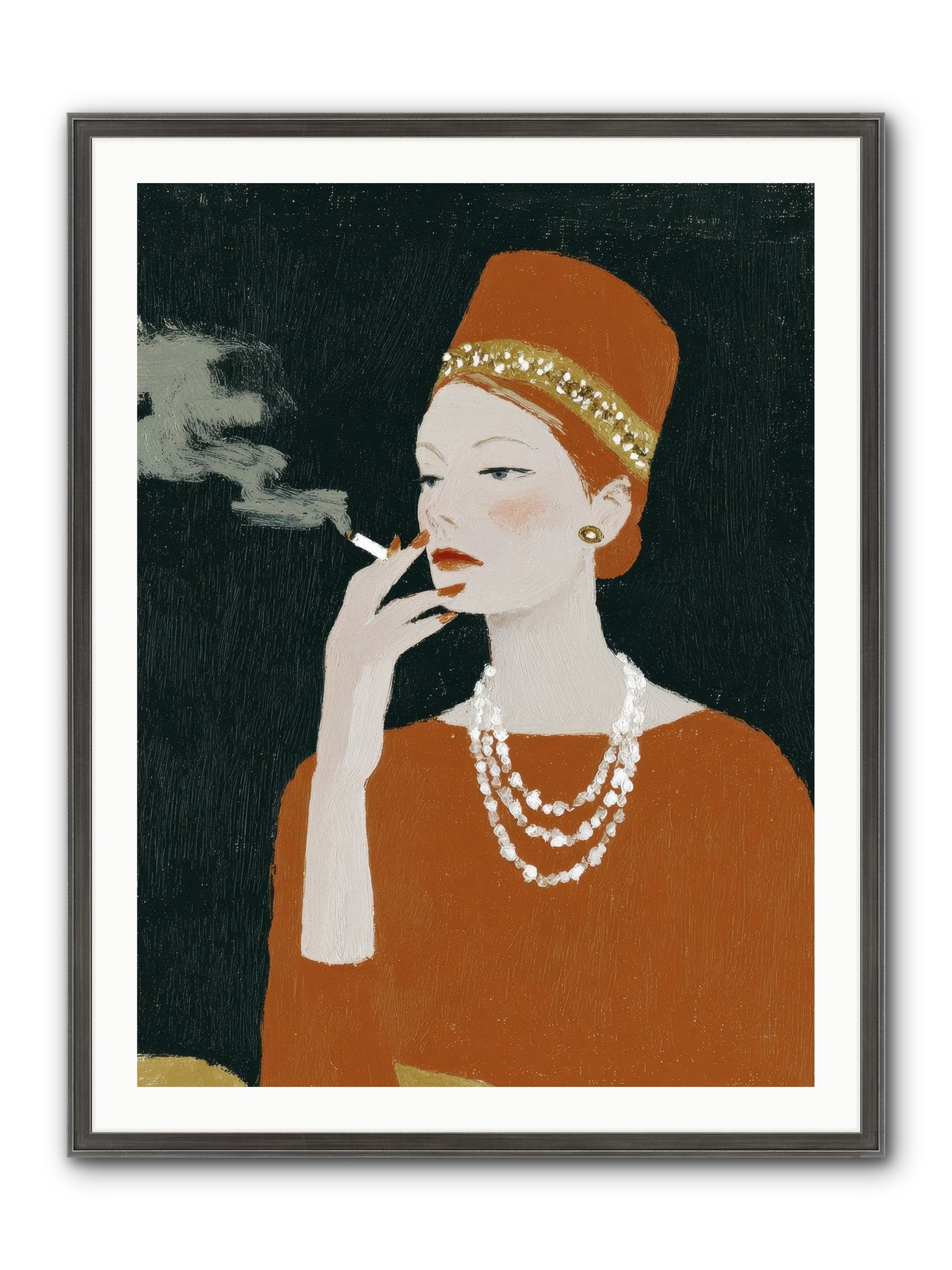 The Abundance She Commanded Framed Print - Slimwoods Black/Silver 30x40