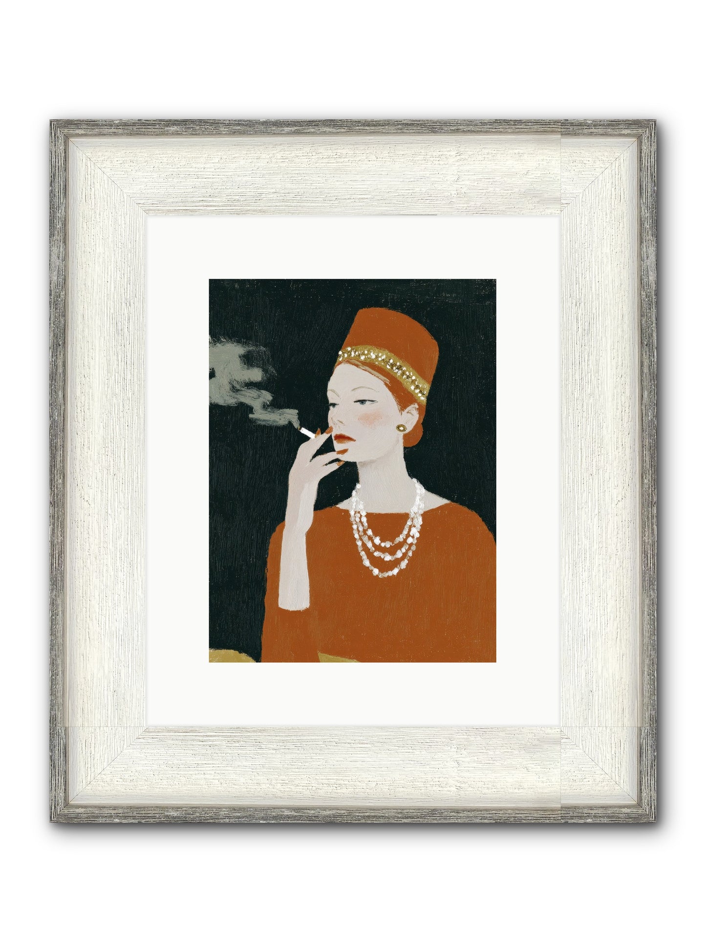 The Abundance She Commanded Framed Print - Driftwood White 9x12