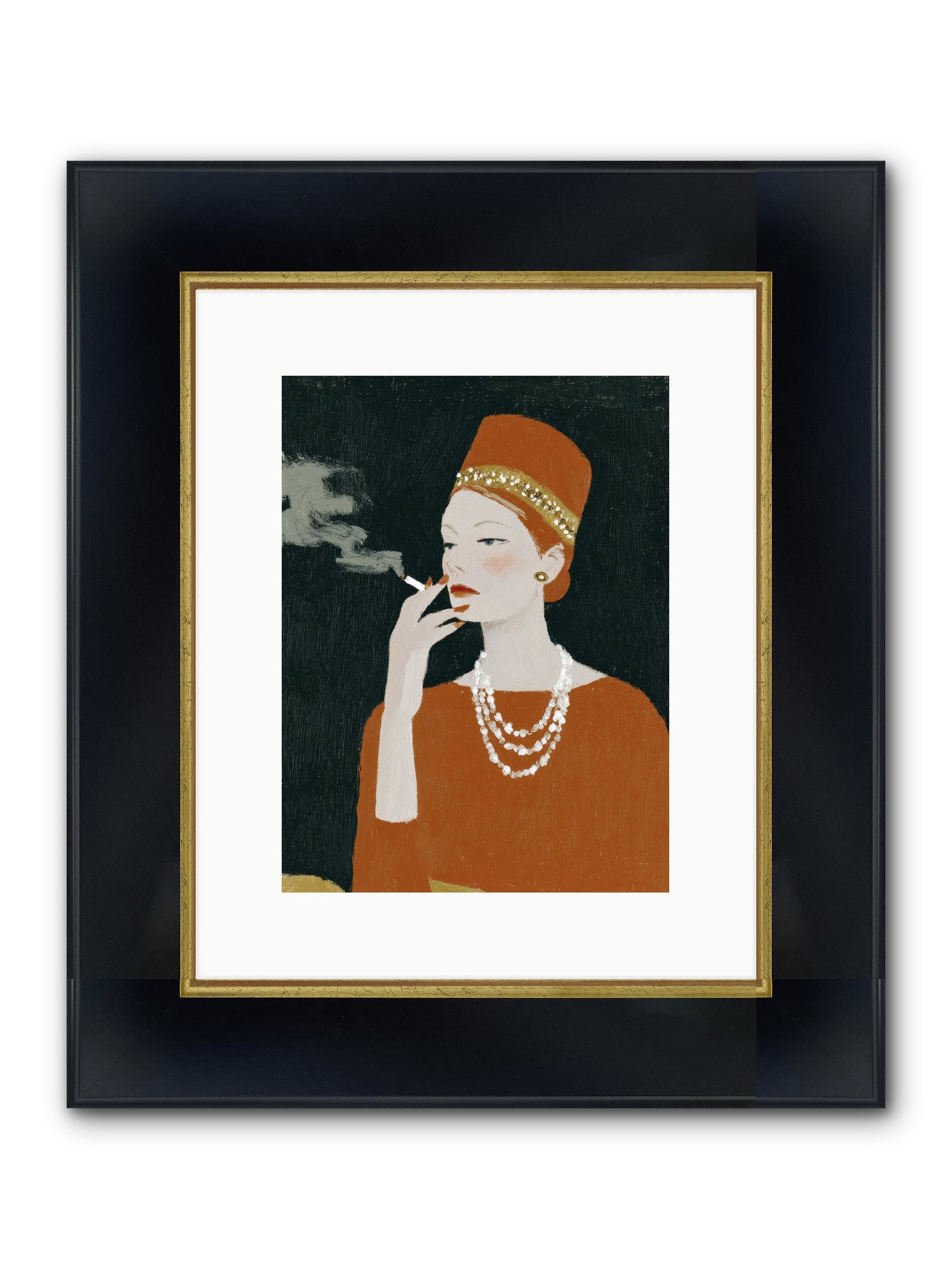 The Abundance She Commanded Framed Print - Wide Black w/Gold 9x12