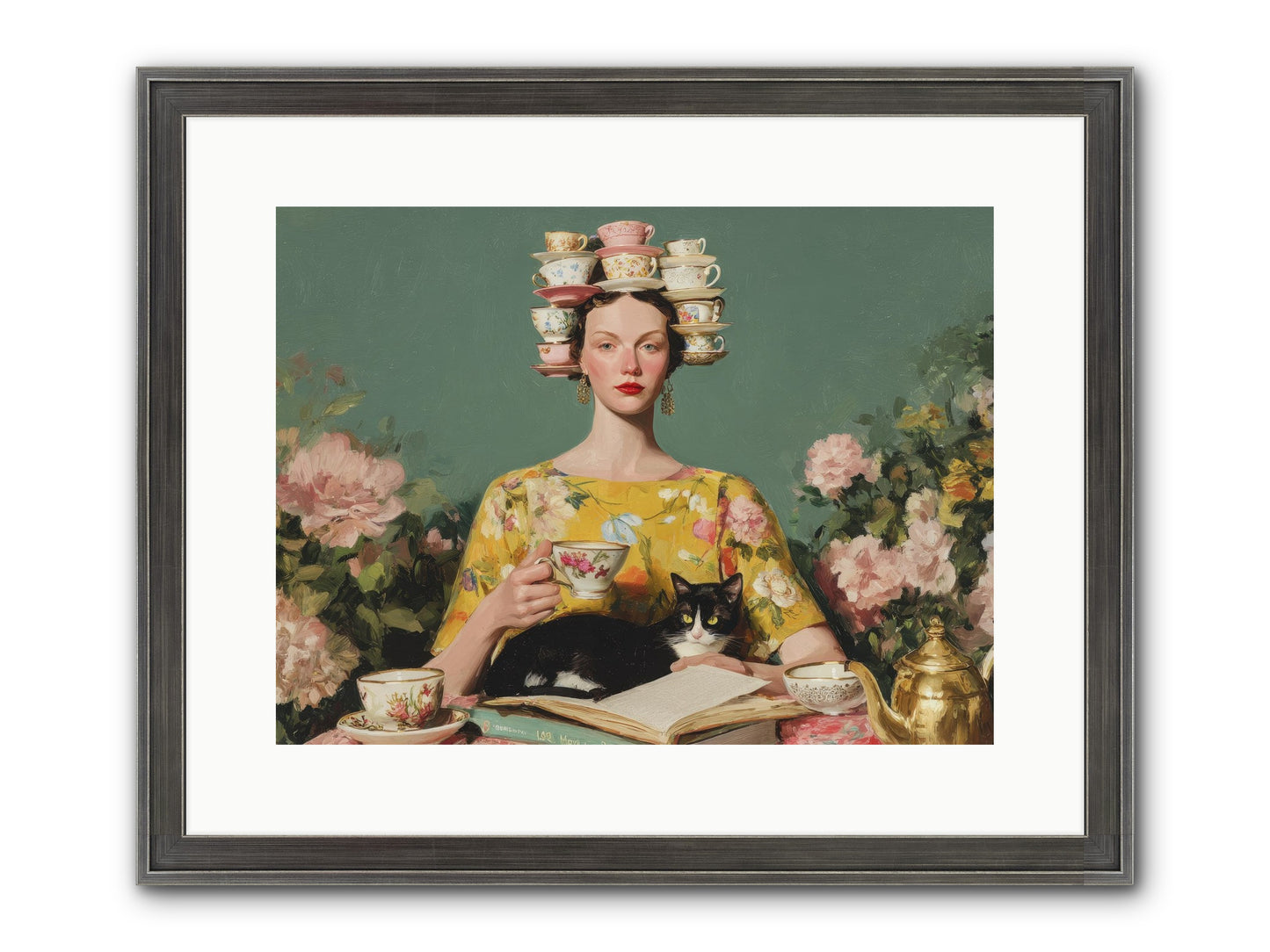 The Afternoon Empire Framed Print - Slimwoods Black/Silver 16x12