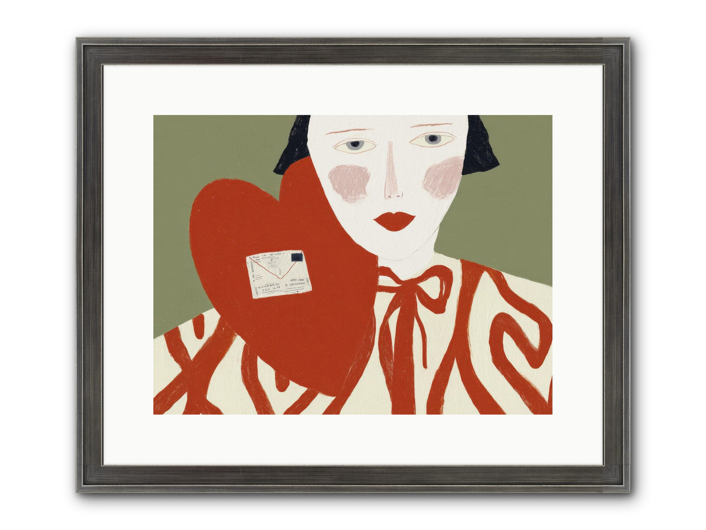 The Afternoon Love Declared Itself Framed Print - Slimwoods Black/Silver 16x12