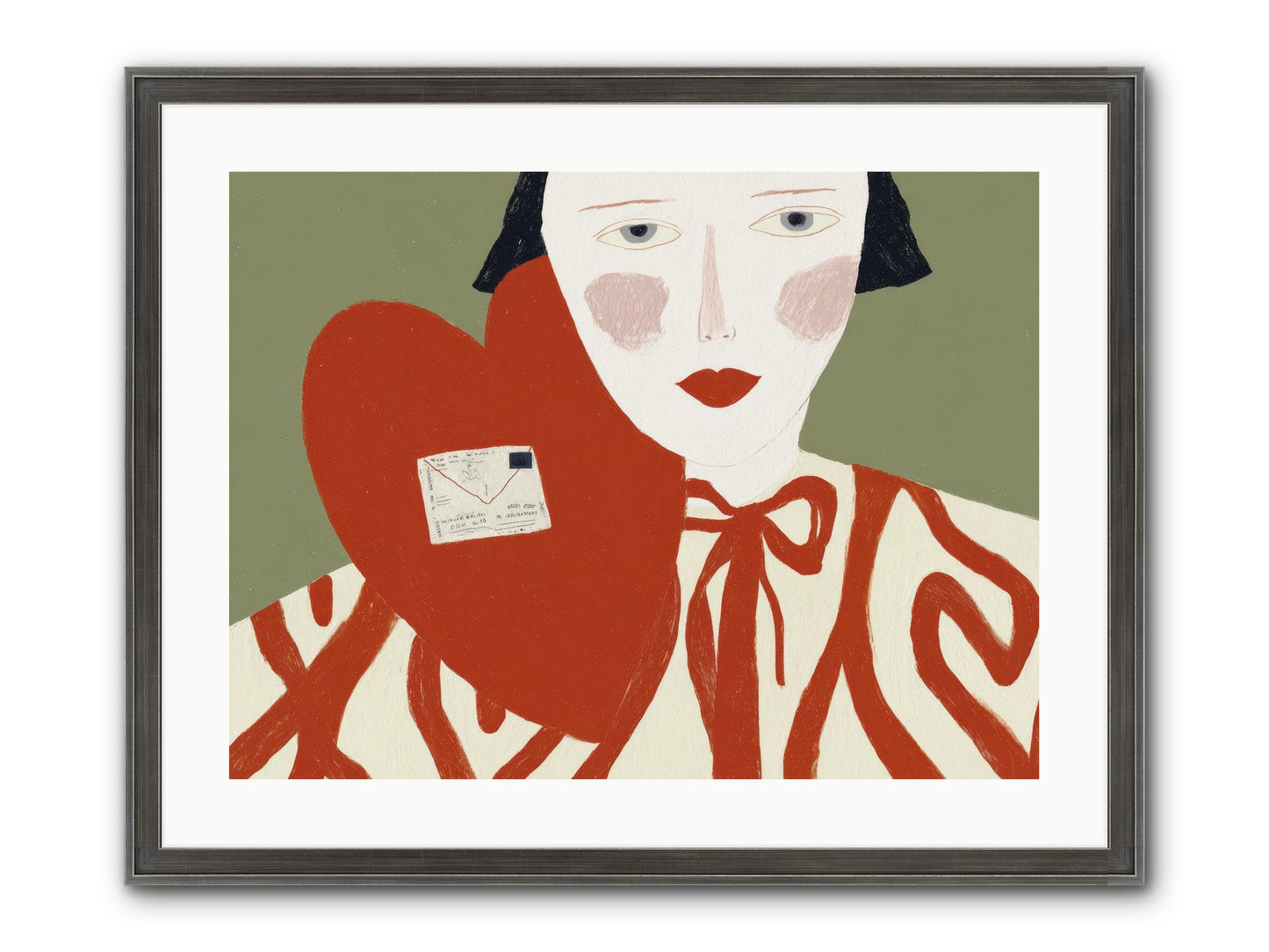 The Afternoon Love Declared Itself Framed Print - Slimwoods Black/Silver 24x18