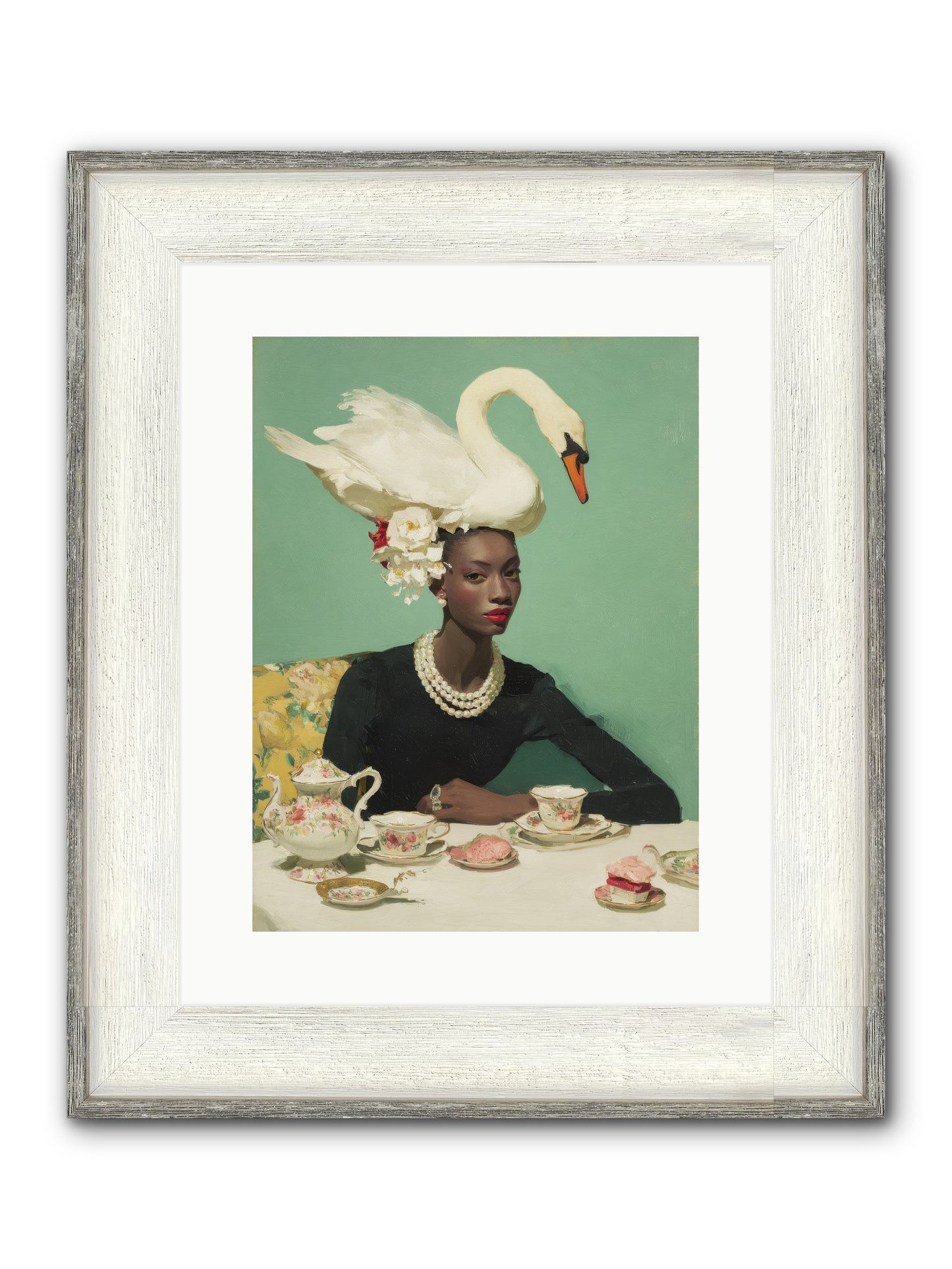 The Afternoon Rebellion Framed Print - Driftwood White 12x16