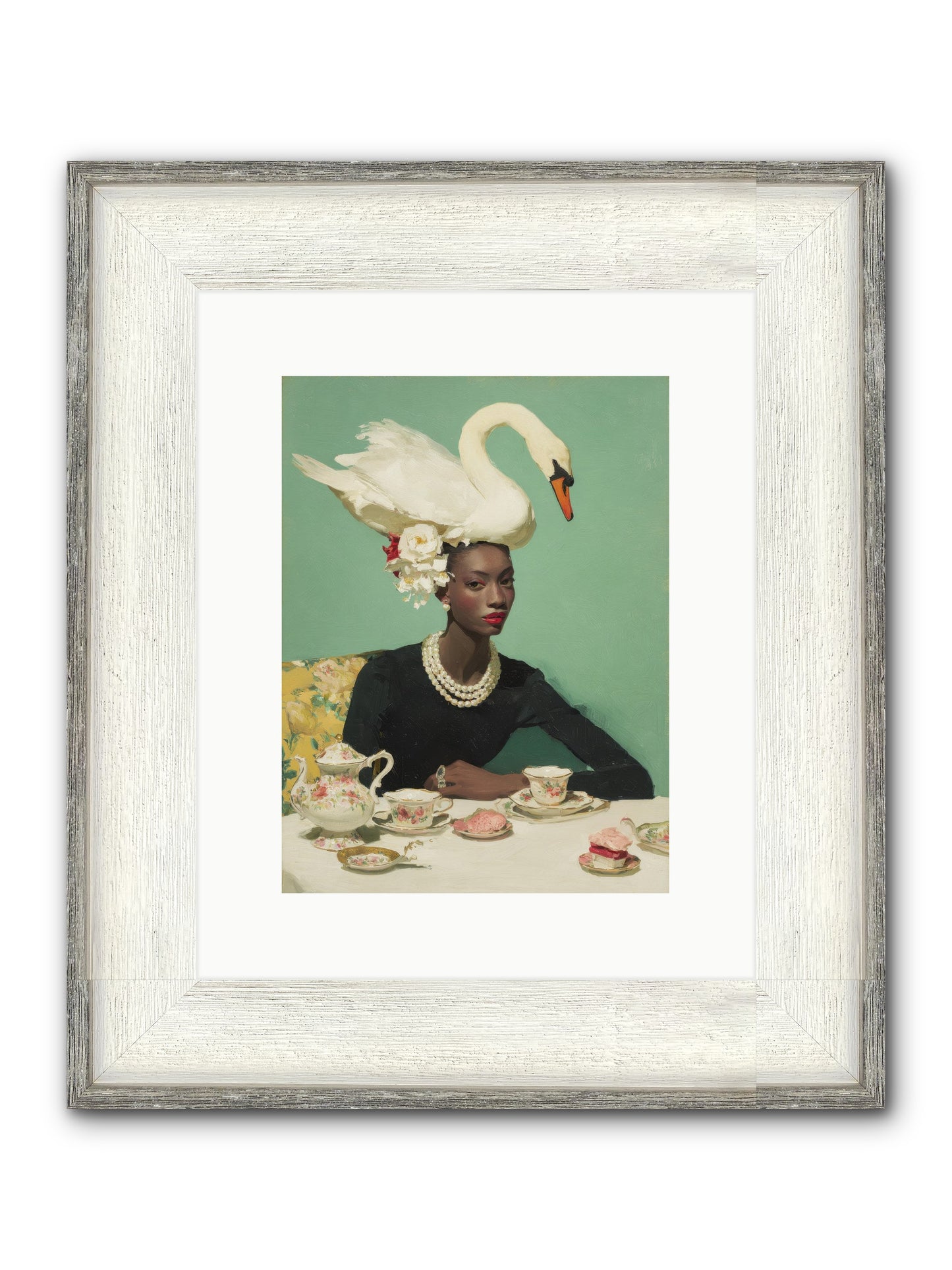 The Afternoon Rebellion Framed Print - Driftwood White 9x12