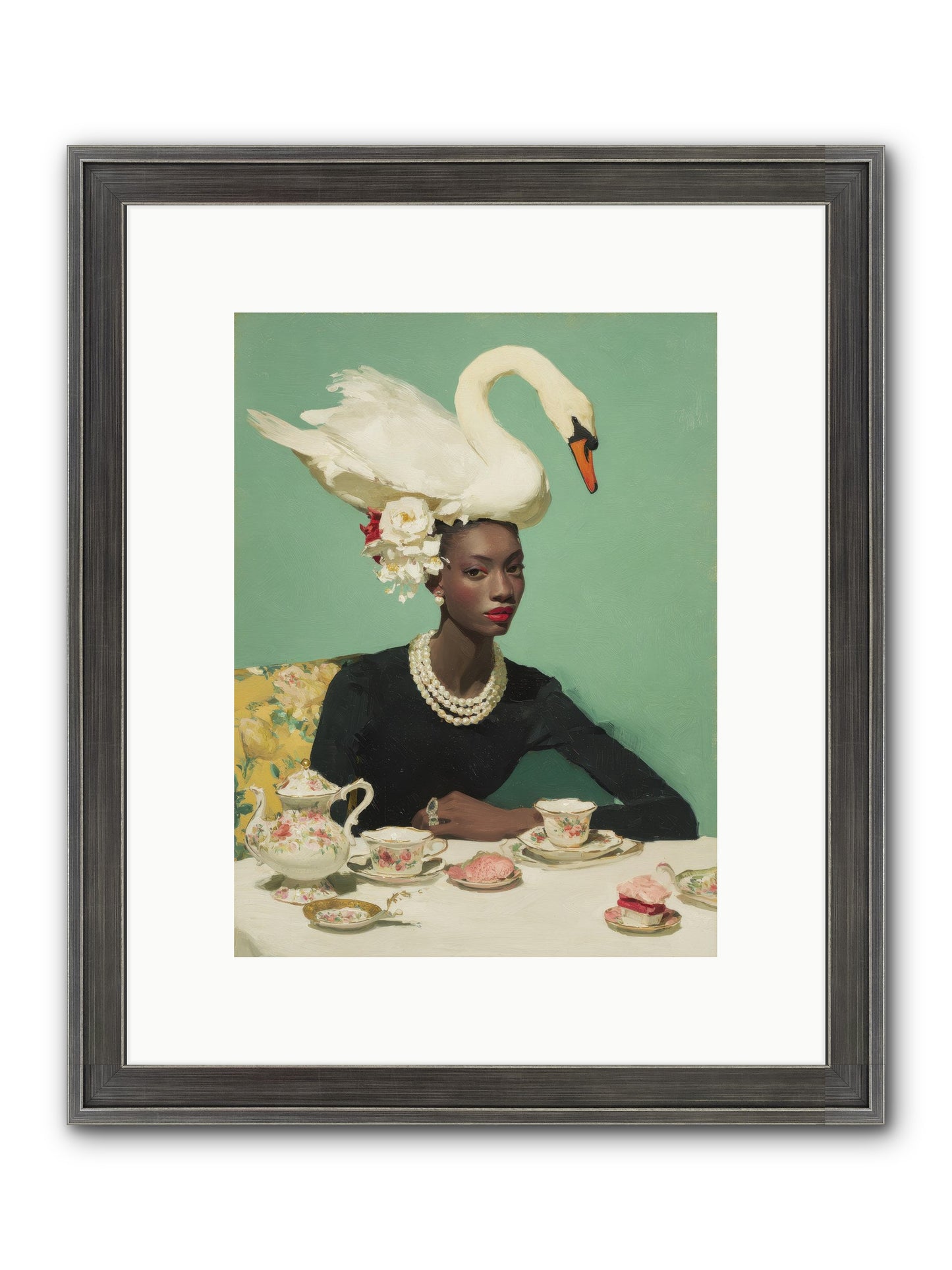 The Afternoon Rebellion Framed Print - Slimwoods Black/Silver 9x12
