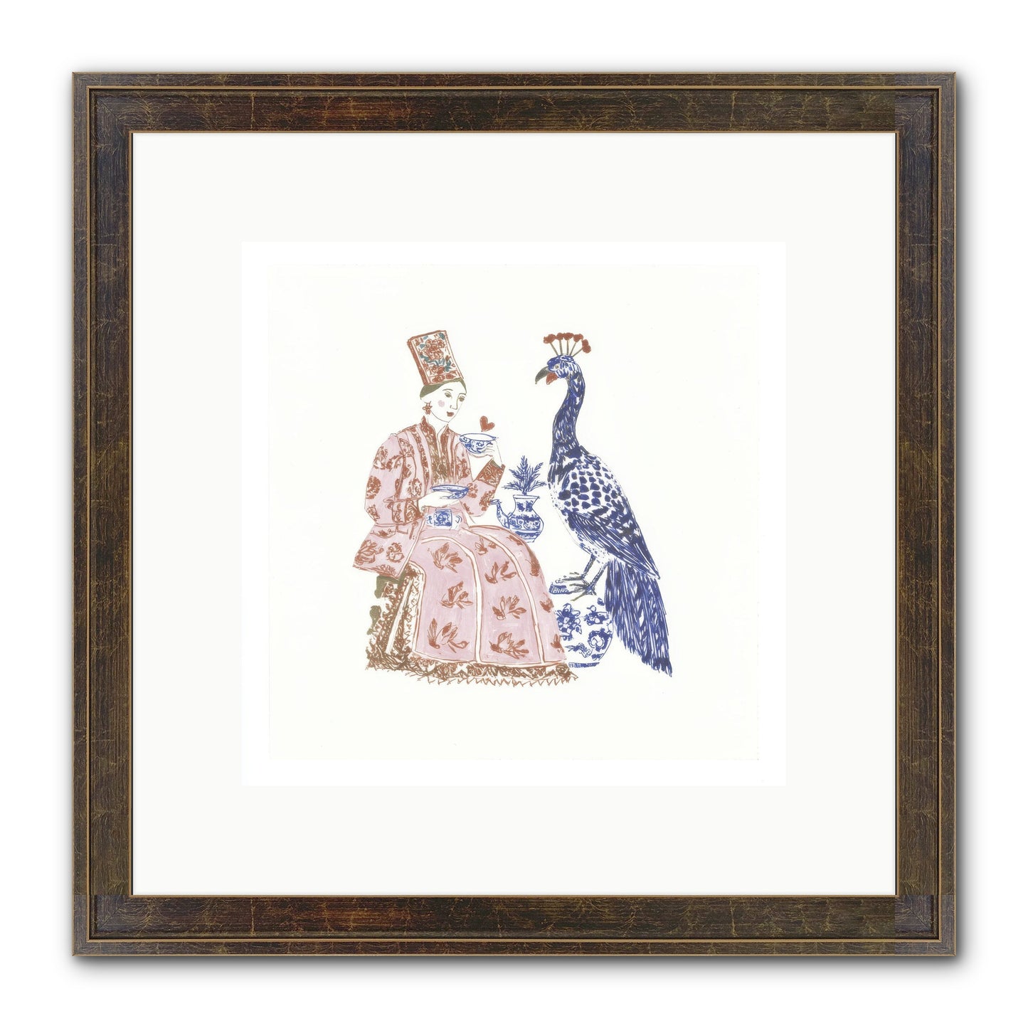 The Alchemist Of Small Feelings Framed Print - Slimwoods Black/Gold 10x10