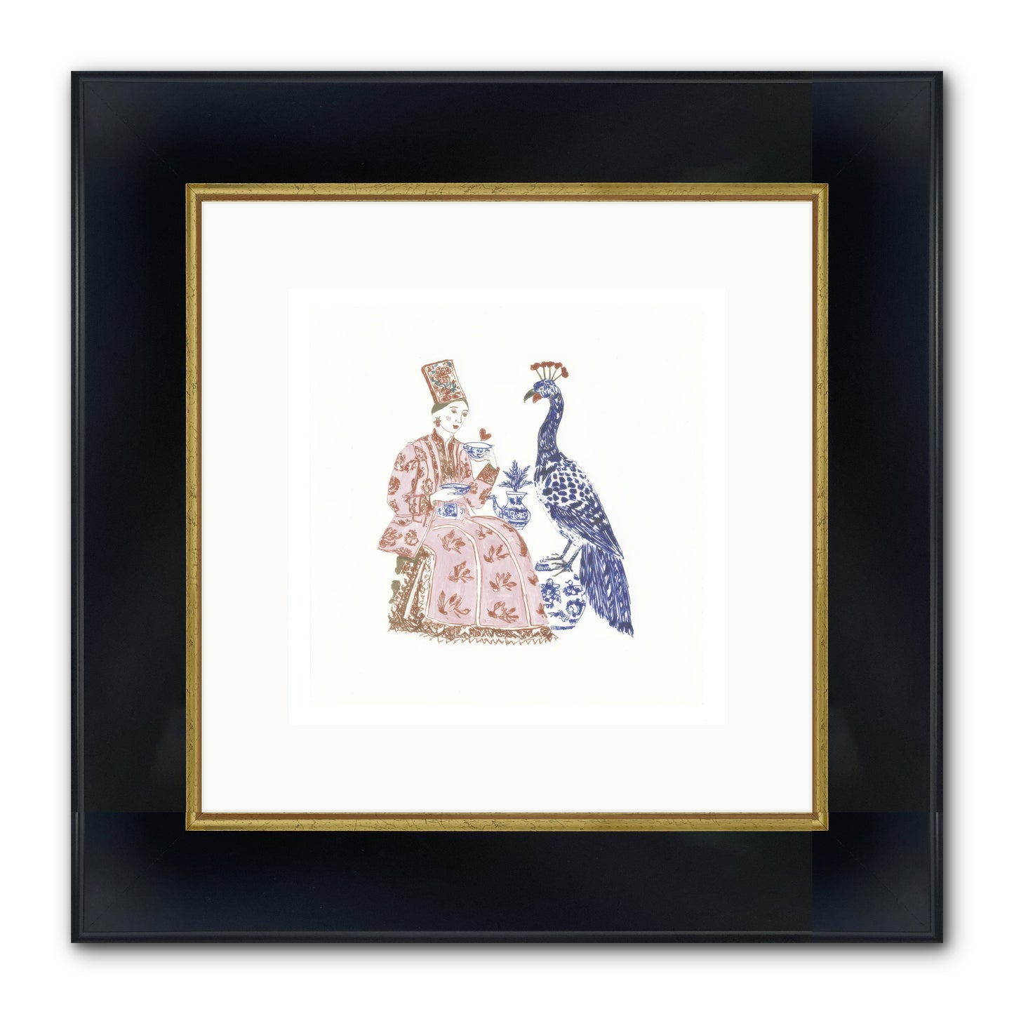The Alchemist Of Small Feelings Framed Print - Wide Black w/Gold 10x10