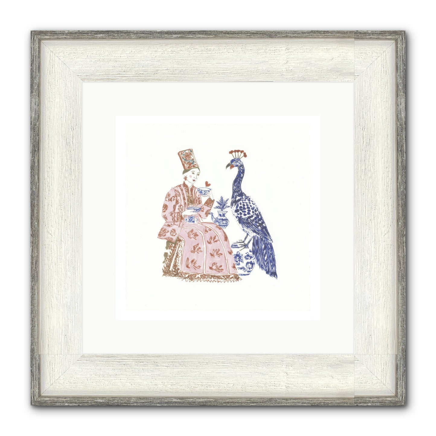 The Alchemist Of Small Feelings Framed Print - Driftwood White 12x12