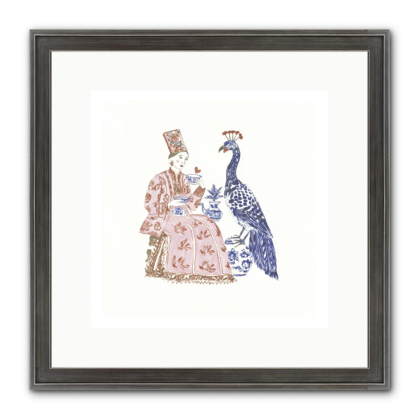 The Alchemist Of Small Feelings Framed Print - Slimwoods Black/Silver 12x12