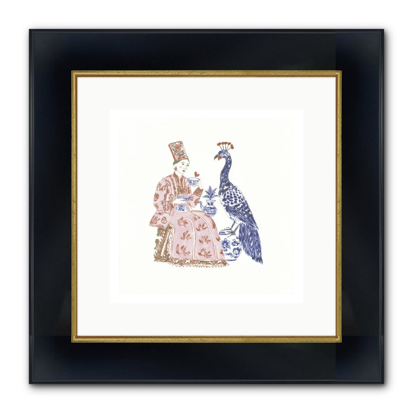 The Alchemist Of Small Feelings Framed Print - Wide Black w/Gold 12x12