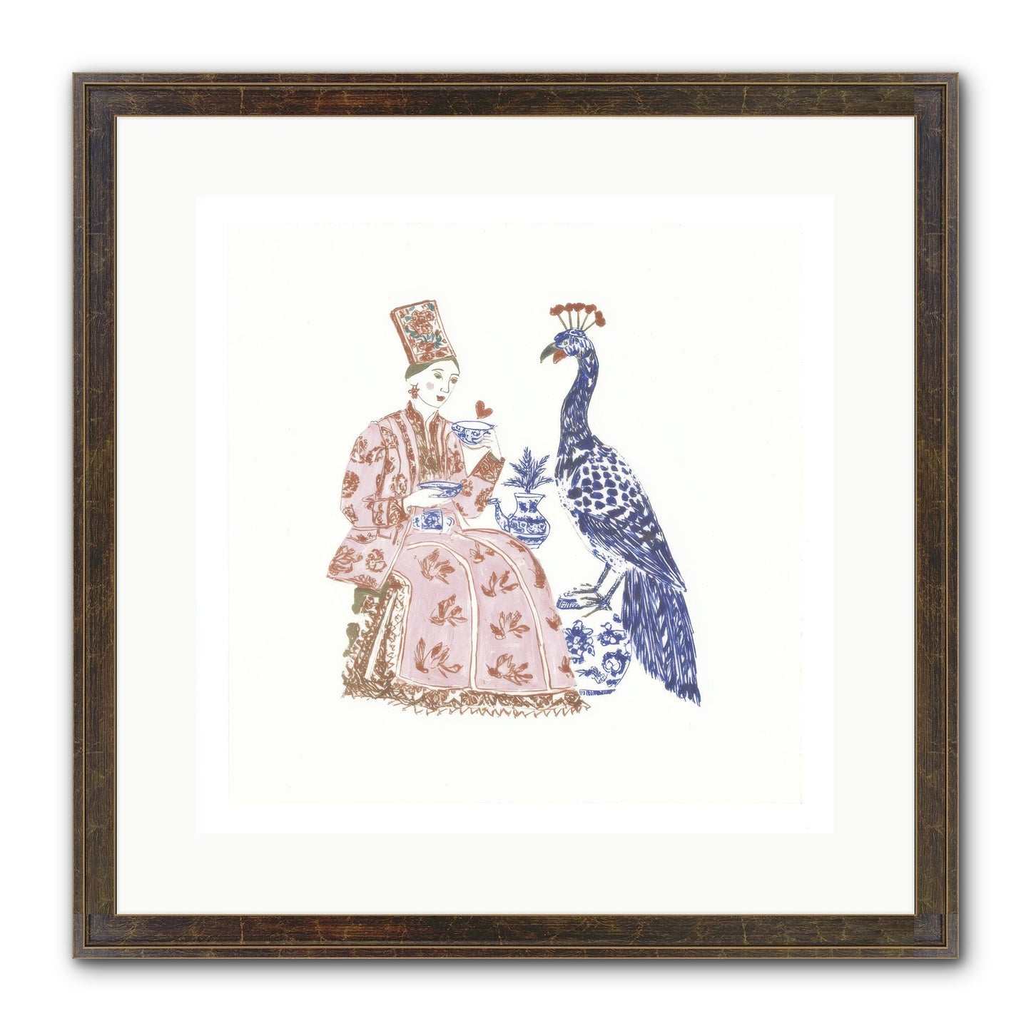 The Alchemist Of Small Feelings Framed Print - Slimwoods Black/Gold 16x16