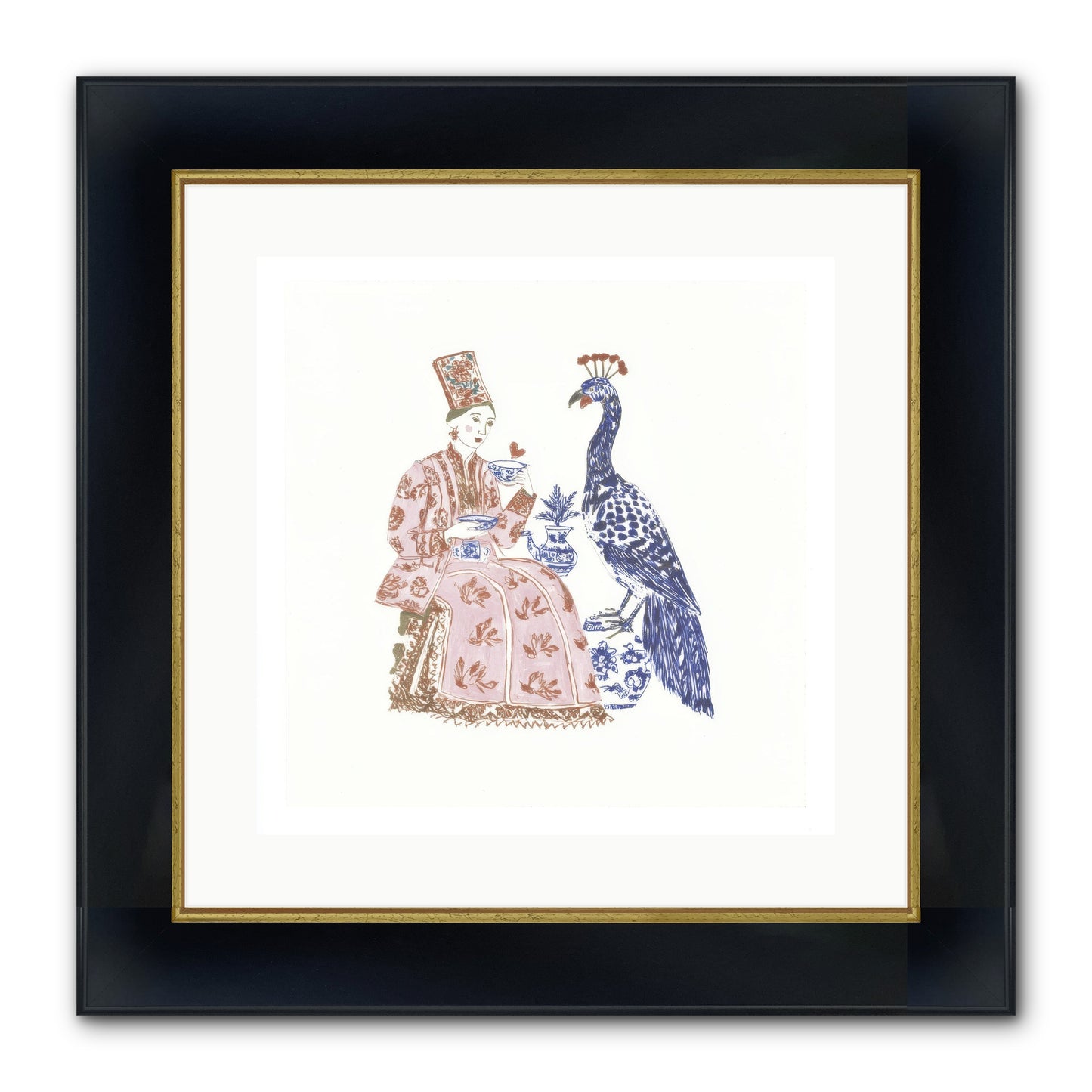 The Alchemist Of Small Feelings Framed Print - Wide Black w/Gold 16x16