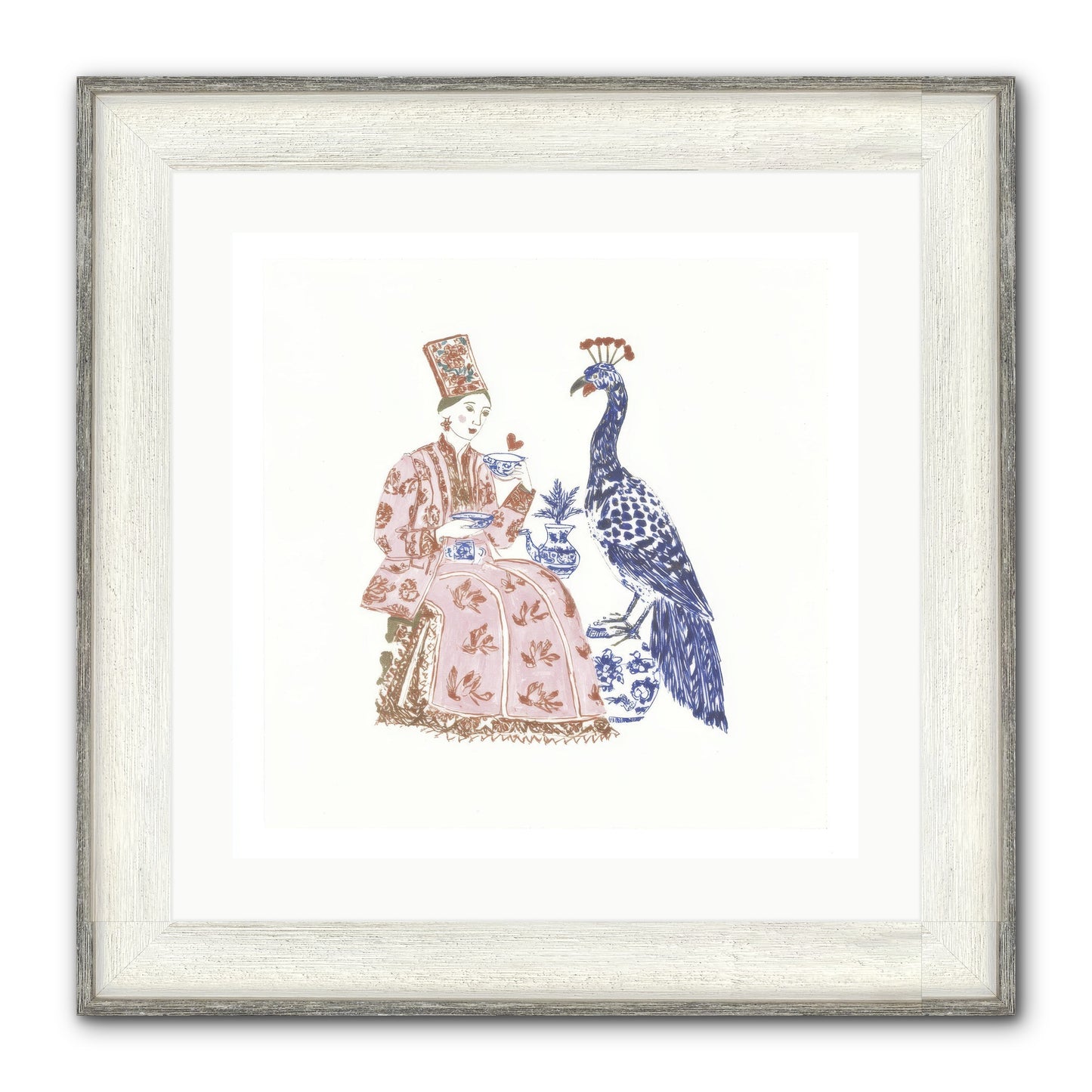 The Alchemist Of Small Feelings Framed Print - Driftwood White 20x20