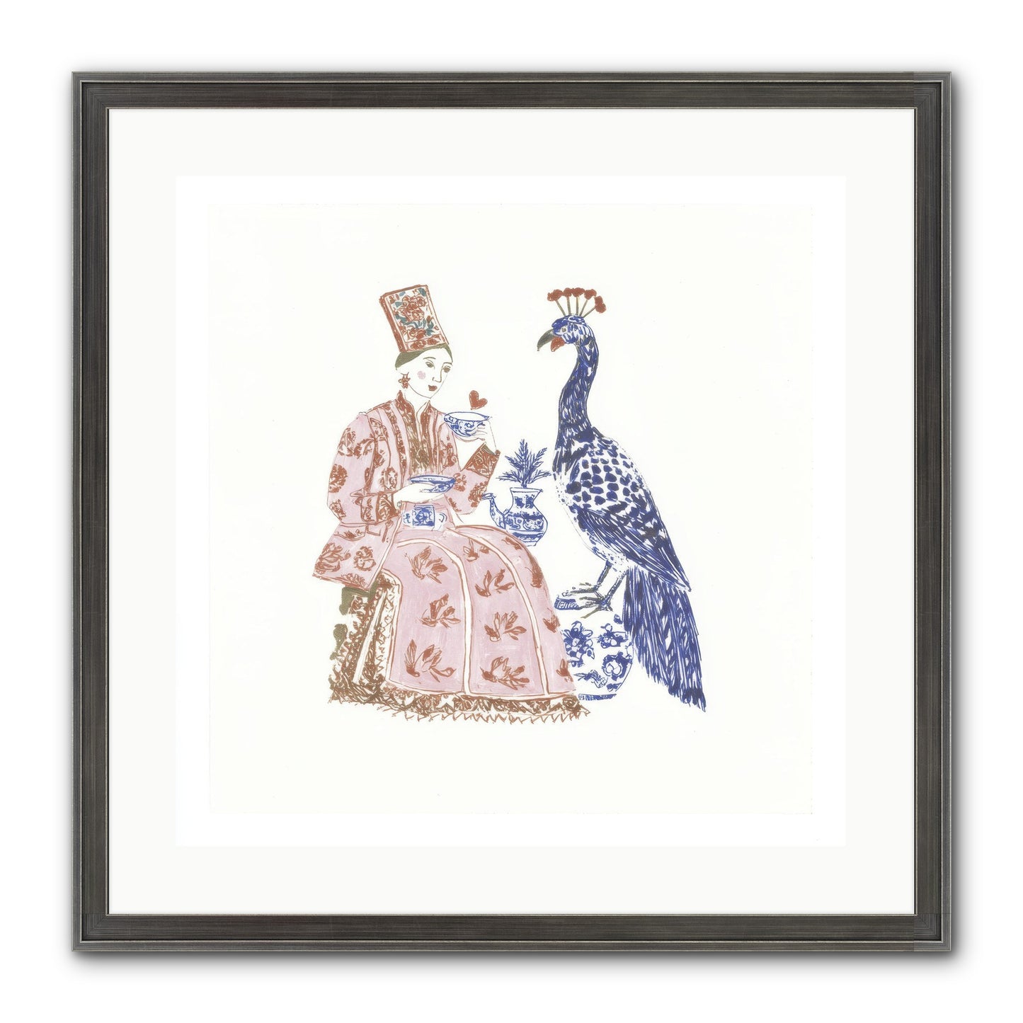 The Alchemist Of Small Feelings Framed Print - Slimwoods Black/Silver 20x20