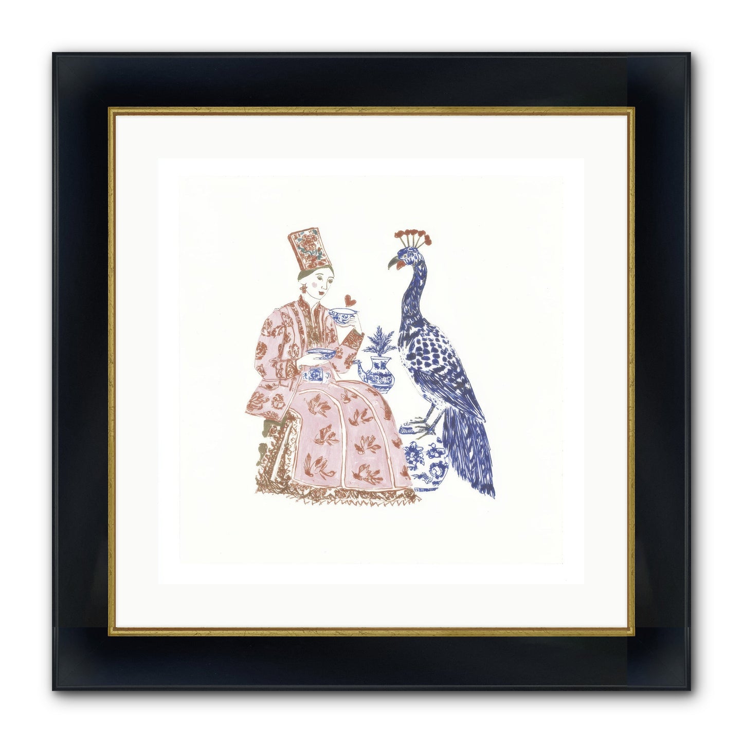 The Alchemist Of Small Feelings Framed Print - Wide Black w/Gold 20x20