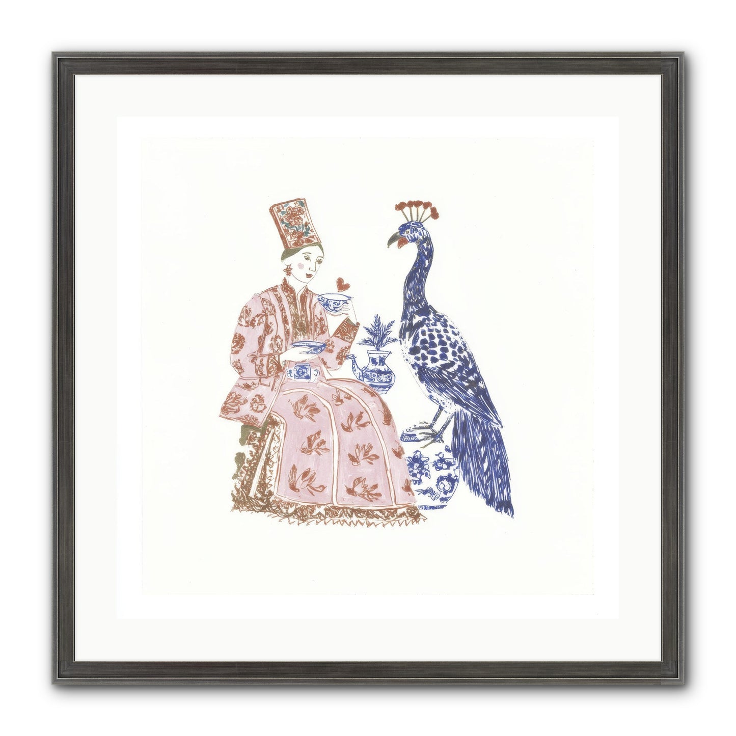 The Alchemist Of Small Feelings Framed Print - Slimwoods Black/Silver 24x24