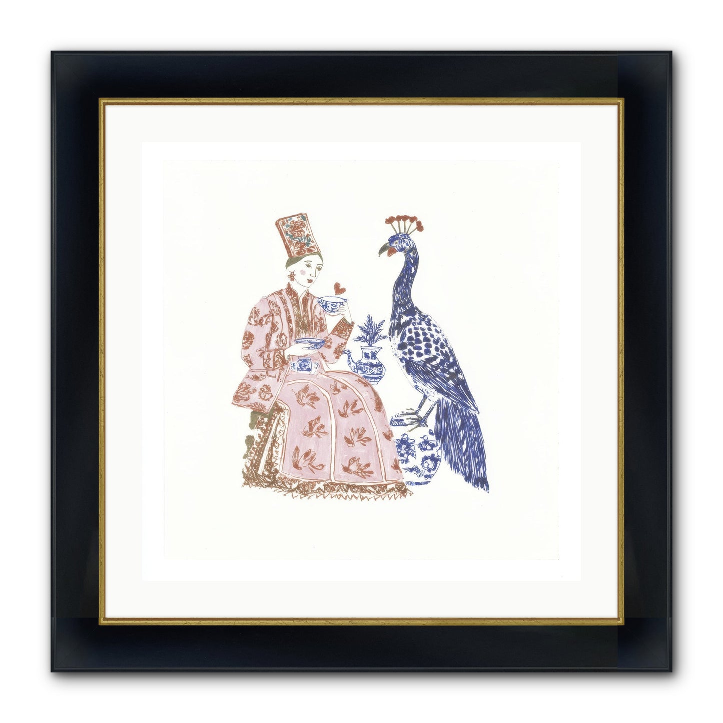 The Alchemist Of Small Feelings Framed Print - Wide Black w/Gold 24x24