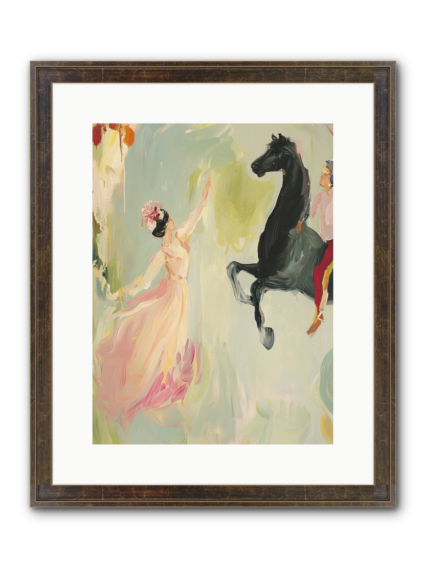 The Answer I Never Asked Framed Print - Slimwoods Black/Gold 12x16