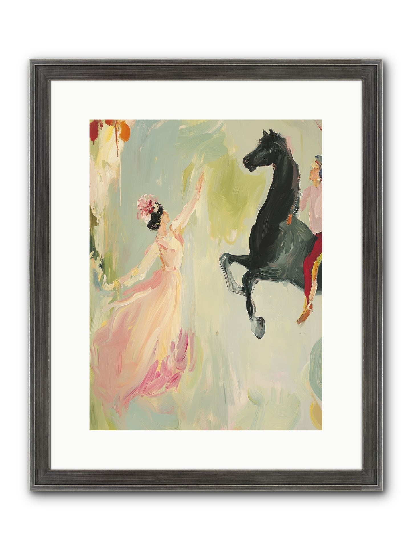 The Answer I Never Asked Framed Print - Slimwoods Black/Silver 12x16
