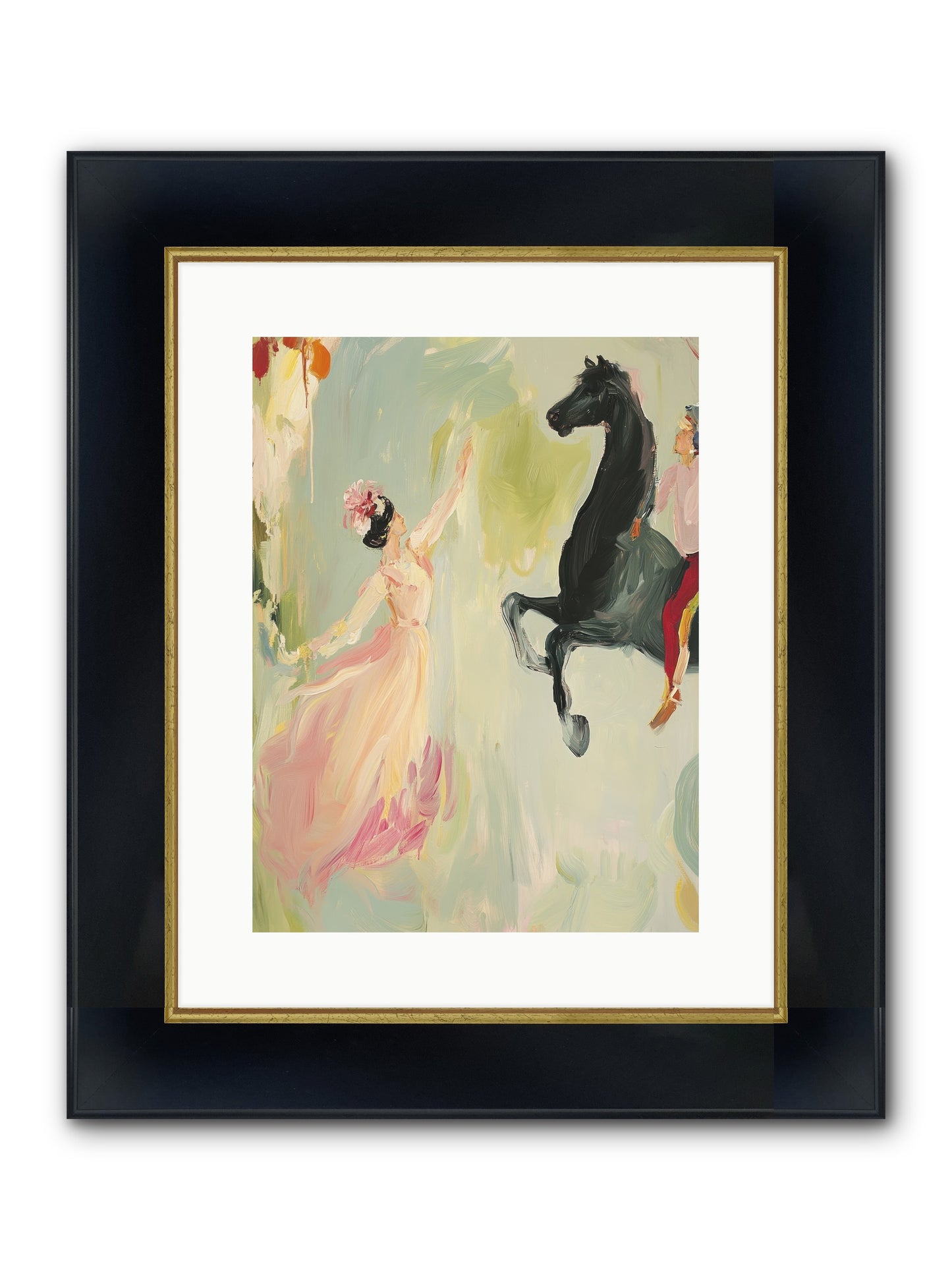 The Answer I Never Asked Framed Print - Wide Black w/Gold 12x16