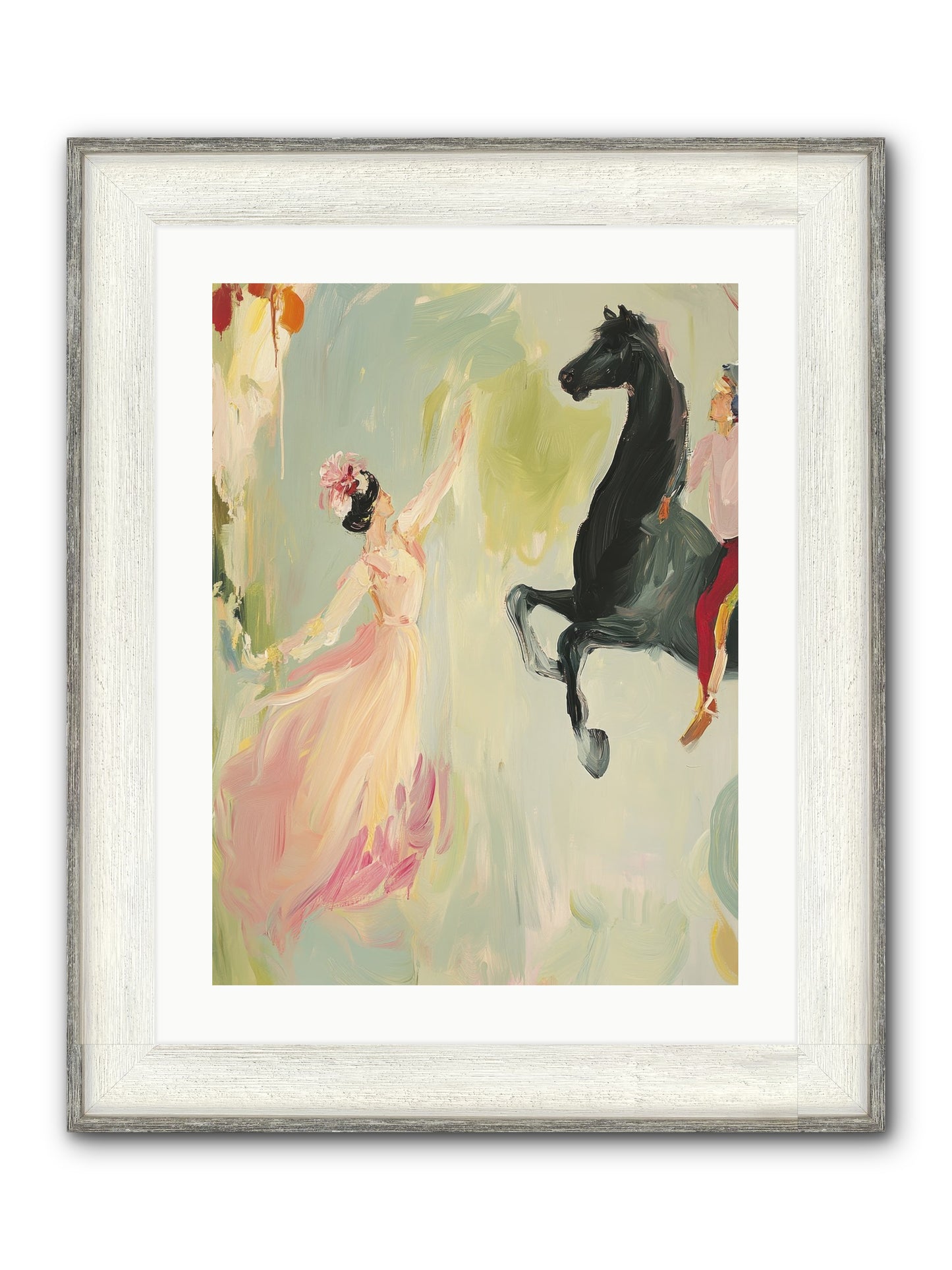 The Answer I Never Asked Framed Print - Driftwood White 18x24