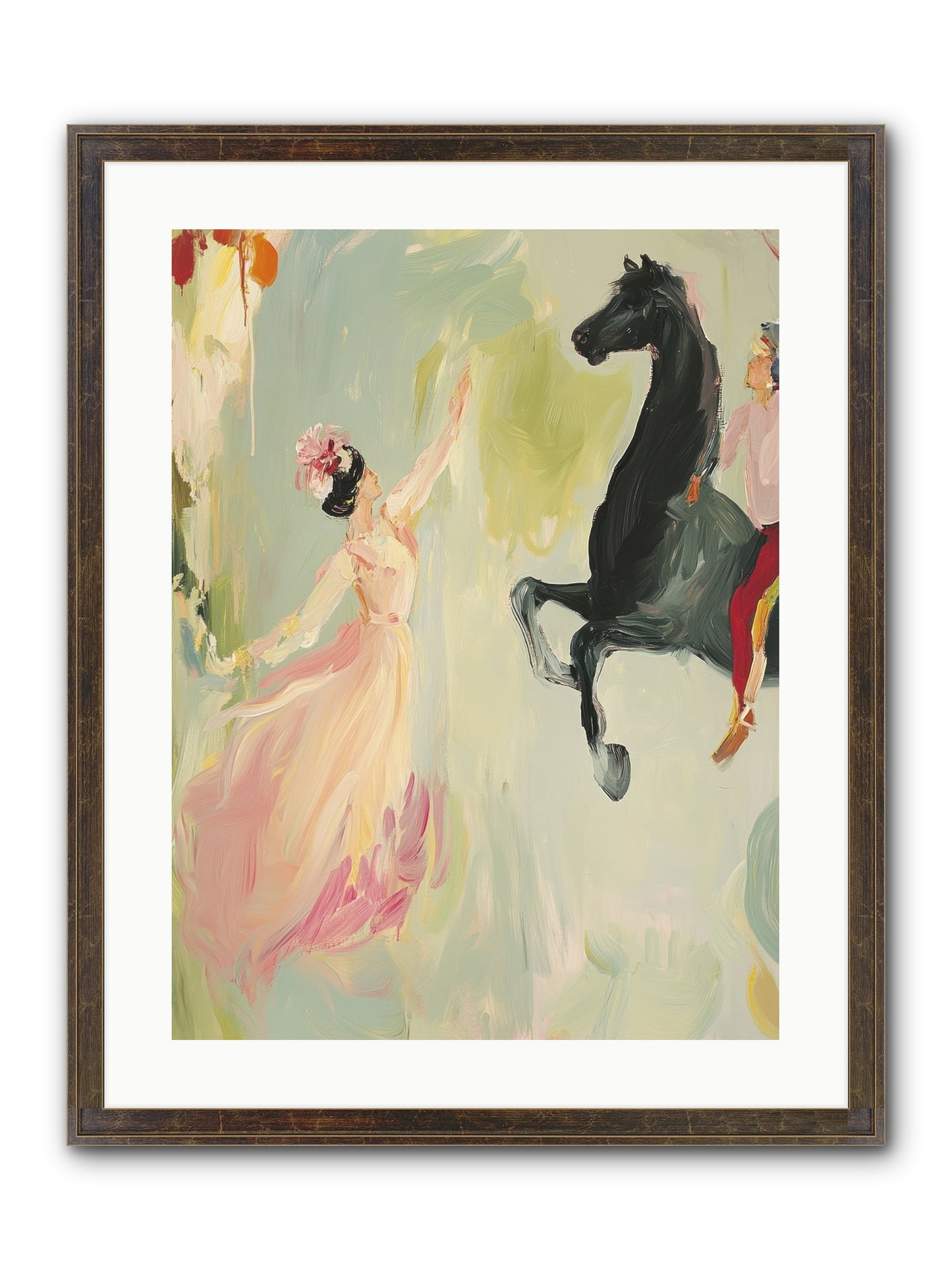 The Answer I Never Asked Framed Print - Slimwoods Black/Gold 18x24