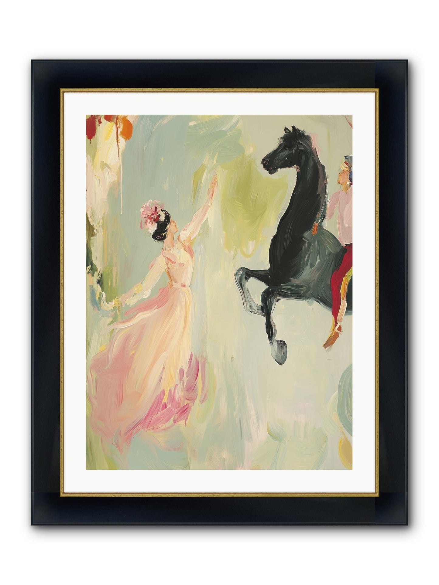 The Answer I Never Asked Framed Print - Wide Black w/Gold 24x32