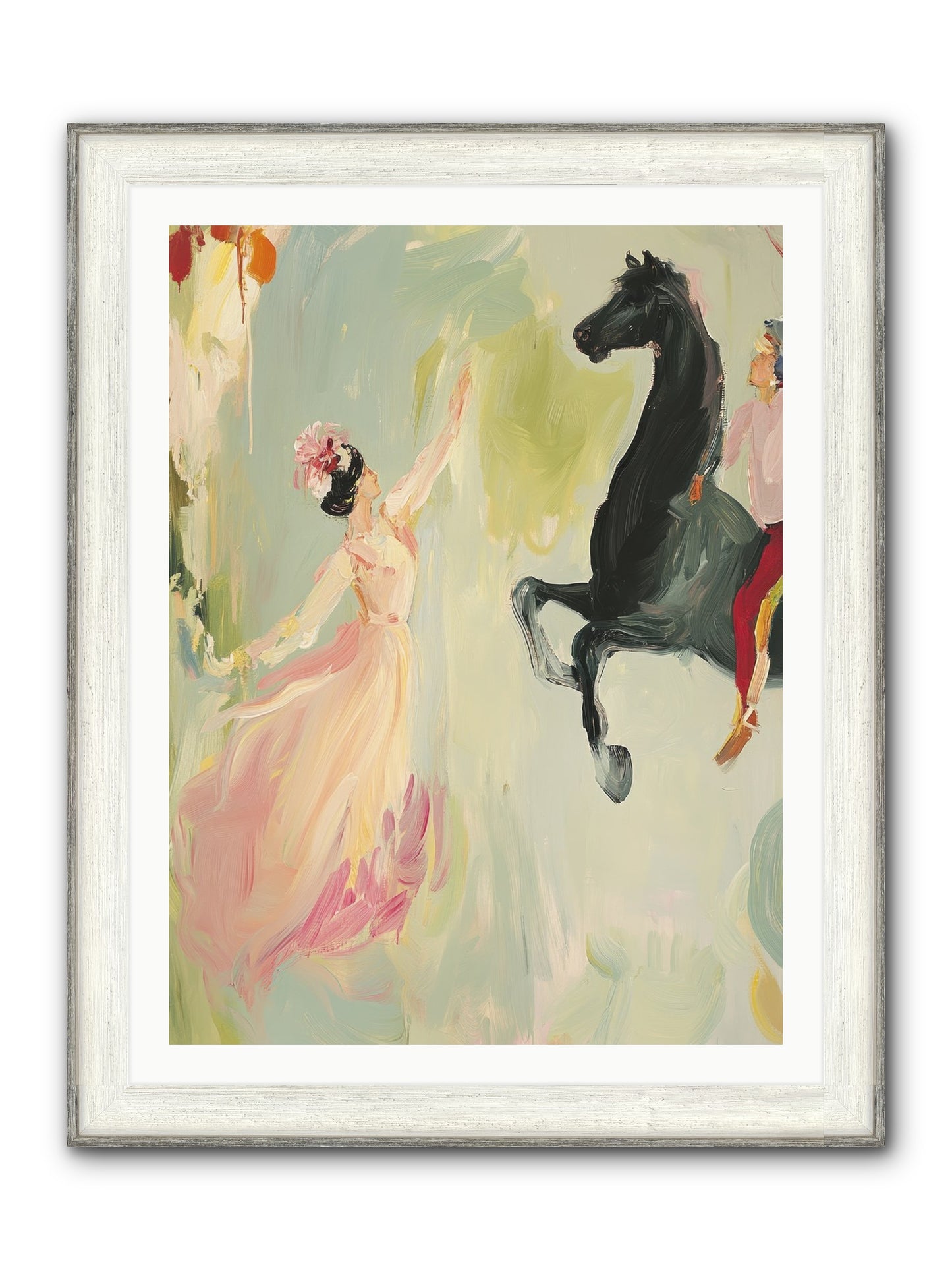 The Answer I Never Asked Framed Print - Driftwood White 30x40