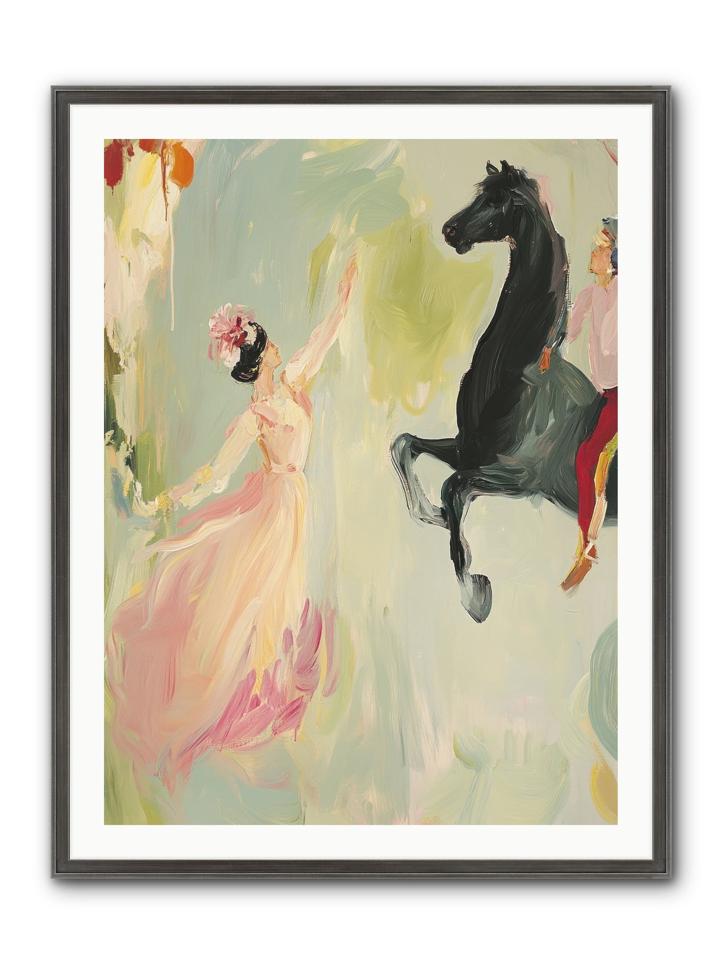 The Answer I Never Asked Framed Print - Slimwoods Black/Silver 30x40