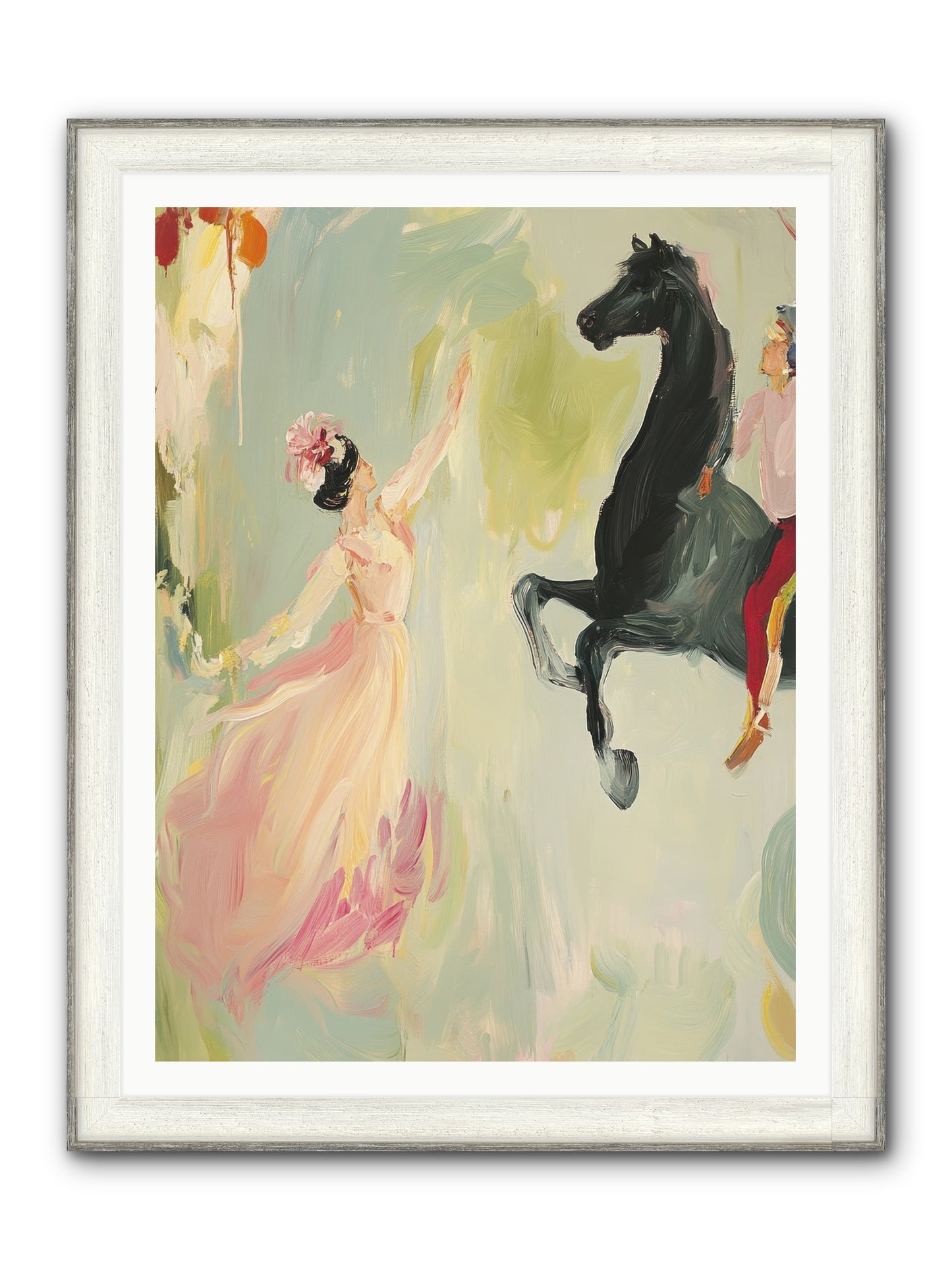 The Answer I Never Asked Framed Print - Driftwood White 36x48