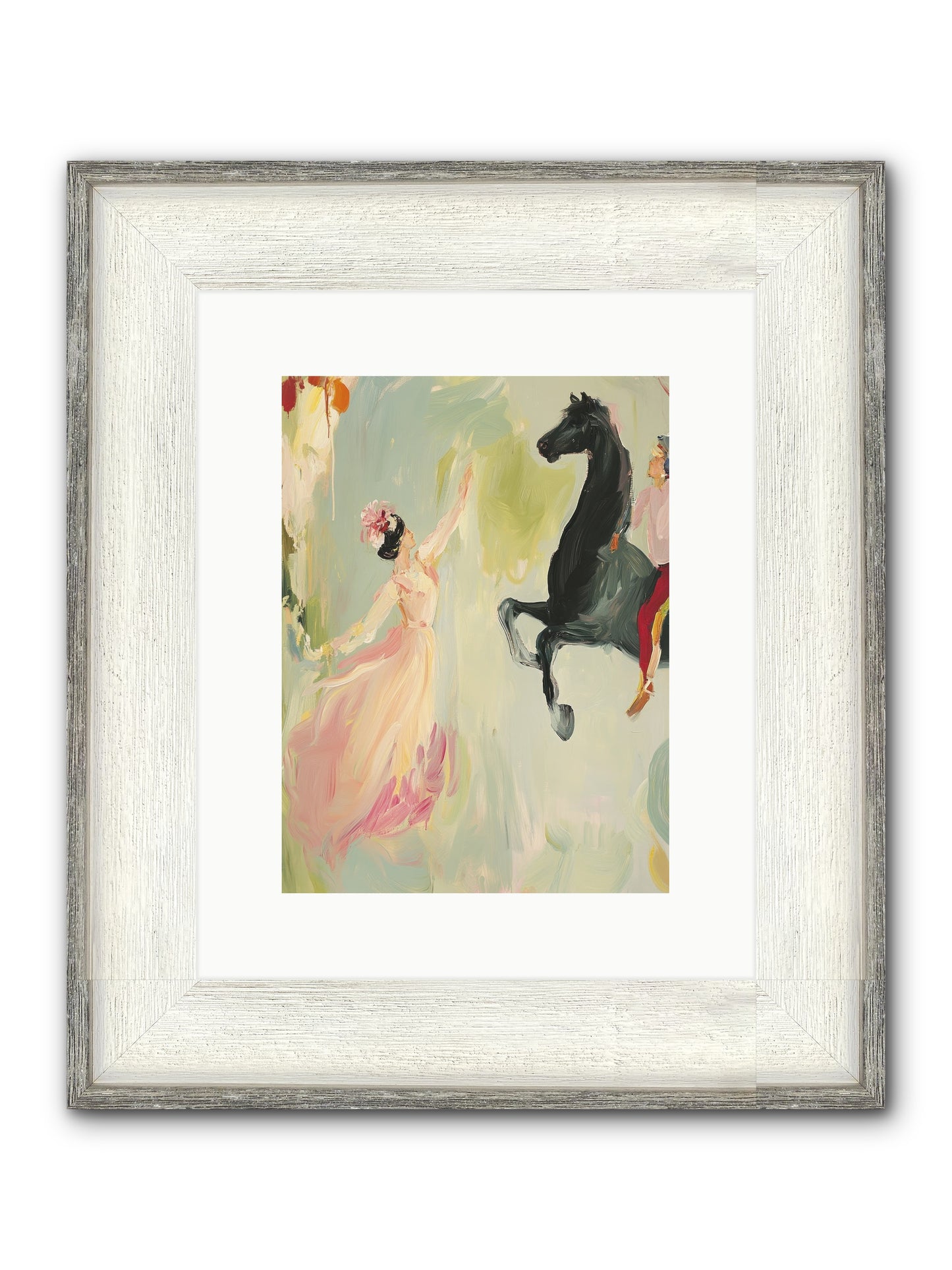 The Answer I Never Asked Framed Print - Driftwood White 9x12