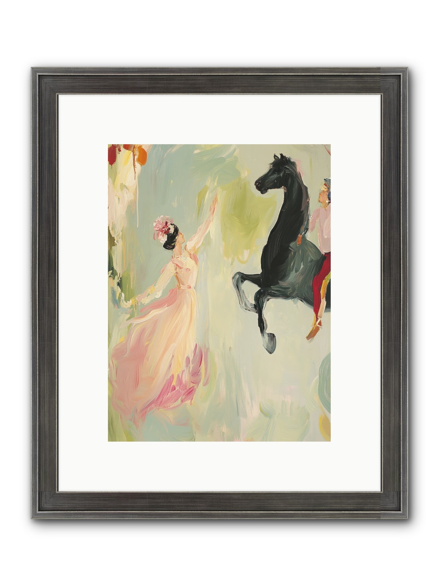 The Answer I Never Asked Framed Print - Slimwoods Black/Silver 9x12