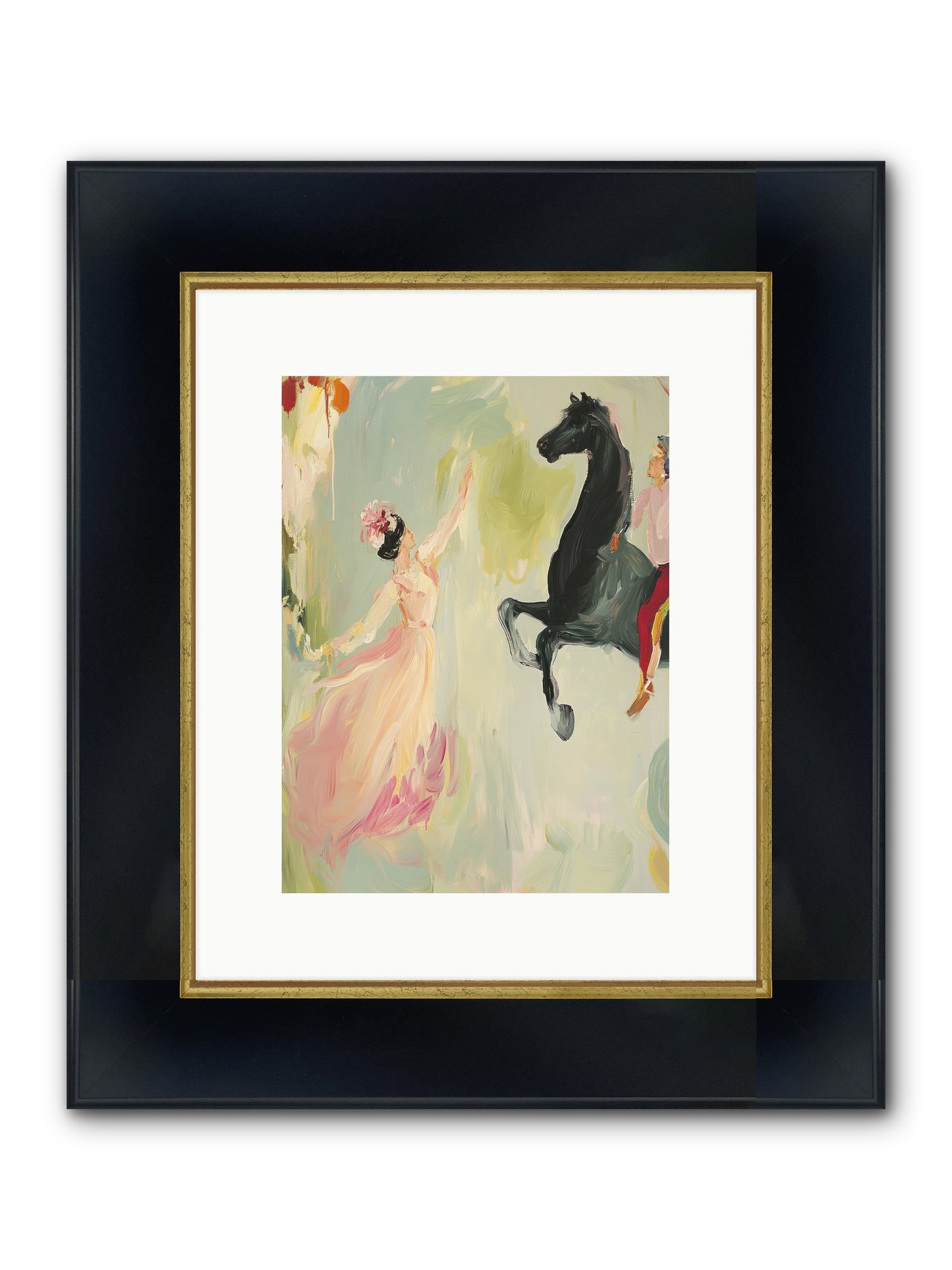 The Answer I Never Asked Framed Print - Wide Black w/Gold 9x12