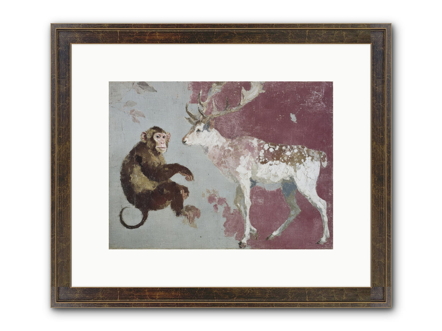The Apricot Etiquette Framed Print - Slimwoods Black/Gold 12x9