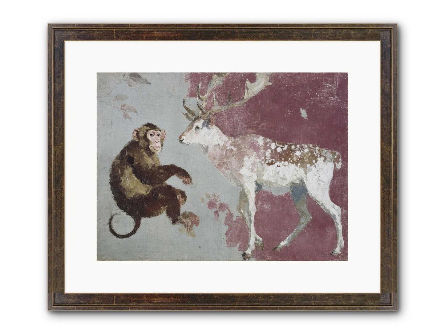 The Apricot Etiquette Framed Print - Slimwoods Black/Gold 16x12